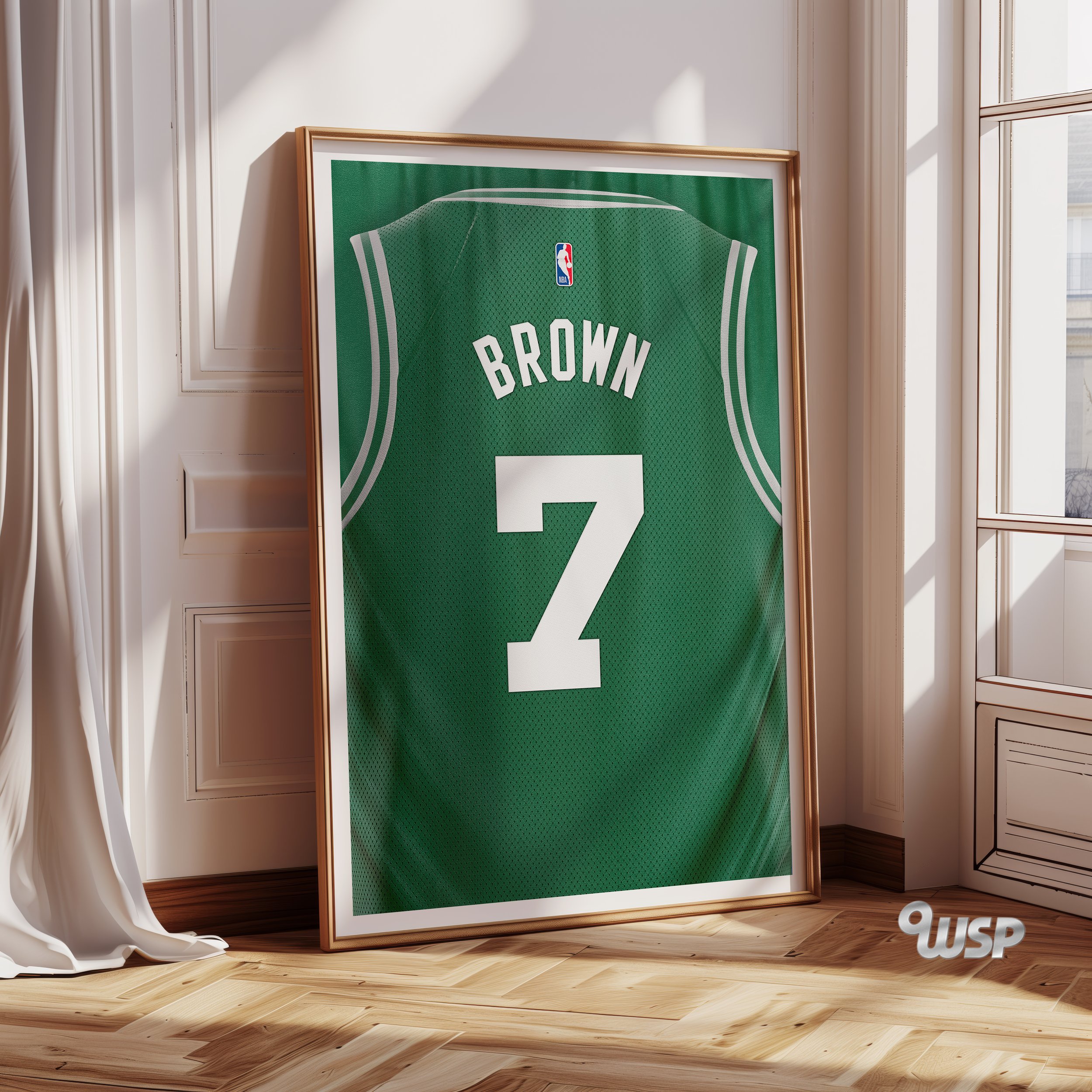 Jaylen Brown Poster – Jaylen Brown Jersey – Boston Celtics Print – NBA Fans – NBA Poster – Basketball Print – Basketball Gift (copie)