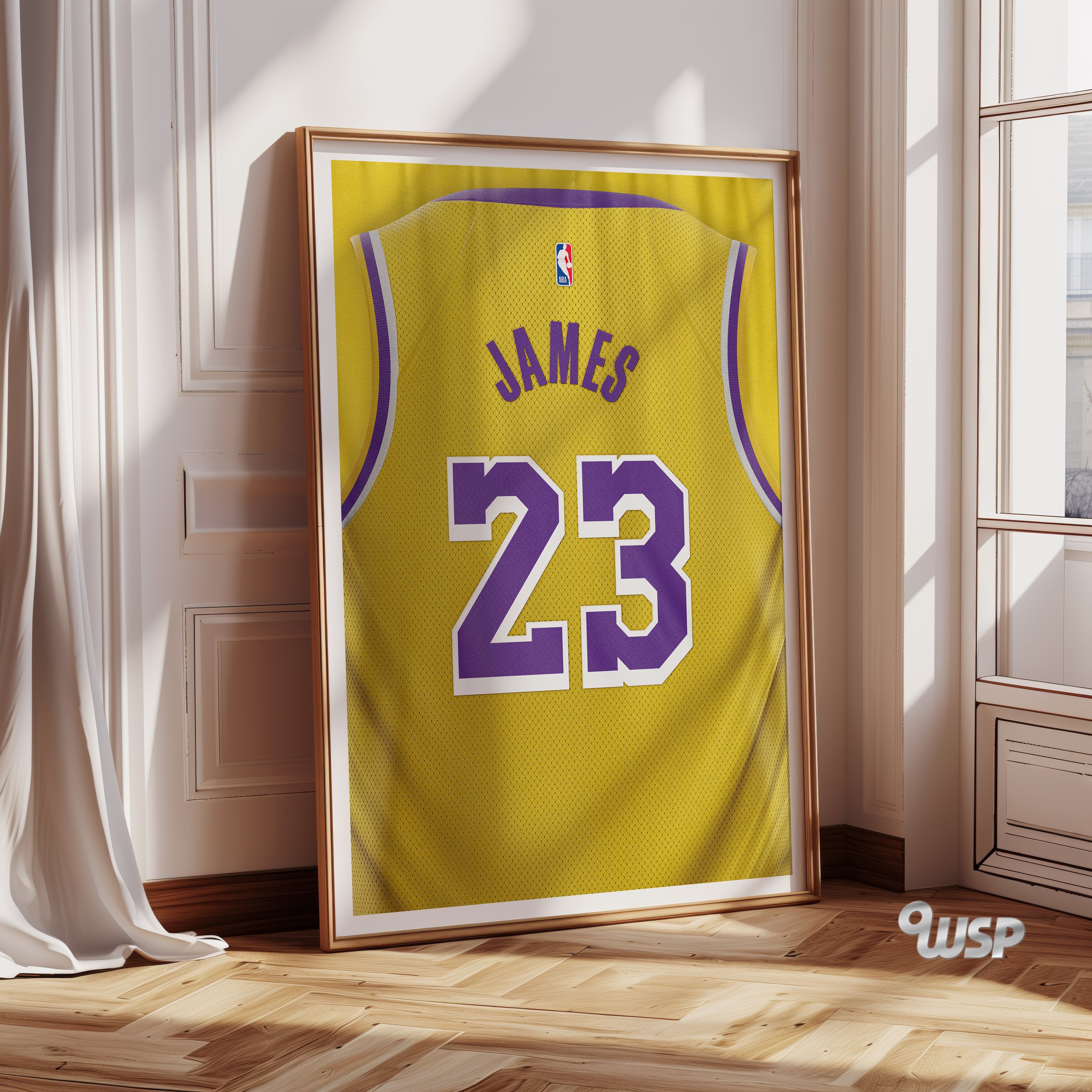 LeBron James Poster – LeBron James Jersey – Los Angeles Lakers Print – NBA Fans – NBA Poster – Basketball Print – Basketball Gift