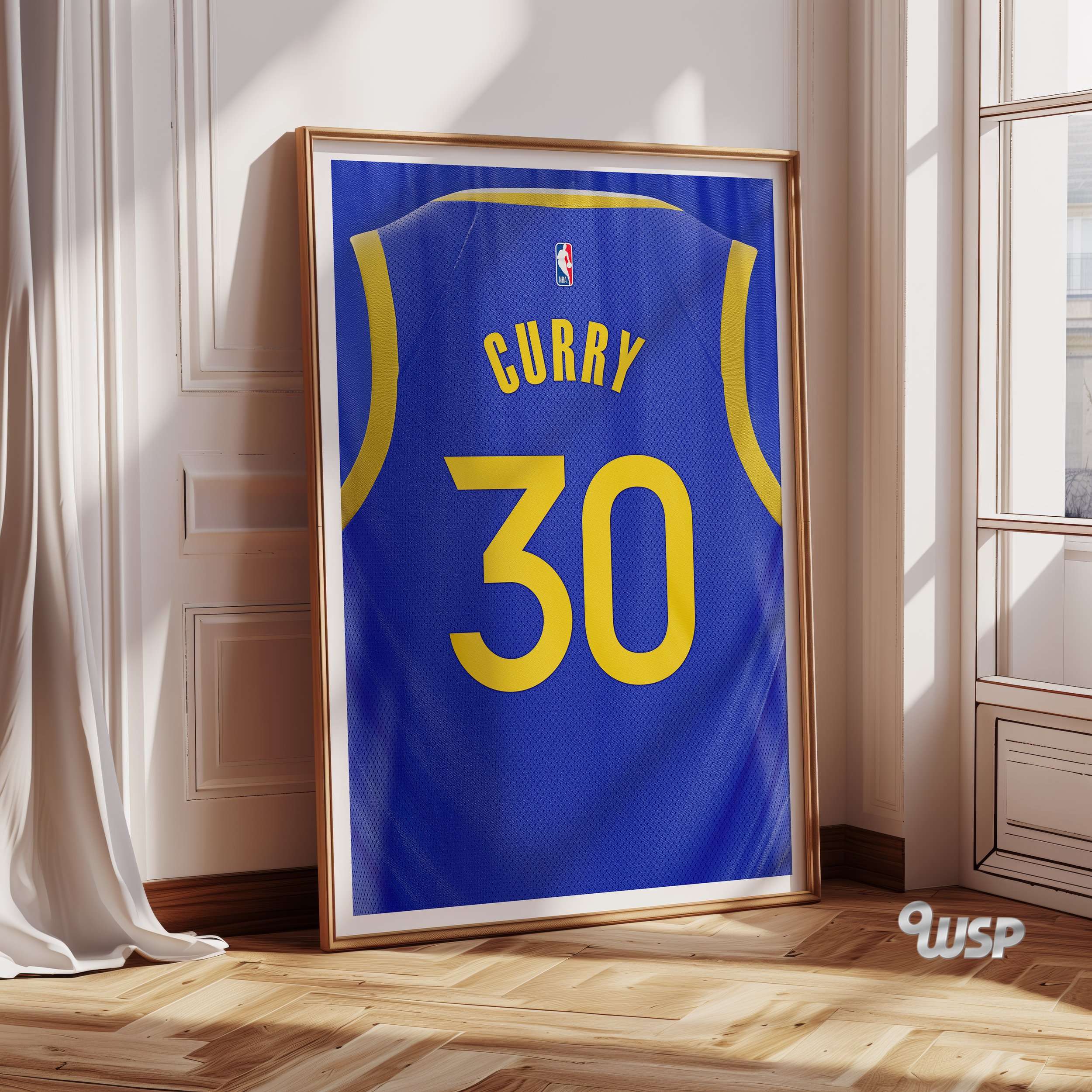 Stephen Curry Poster – Stephen Curry Jersey – Golden State Warriors Print – NBA Fans – NBA Poster – Basketball Print – Basketball Gift