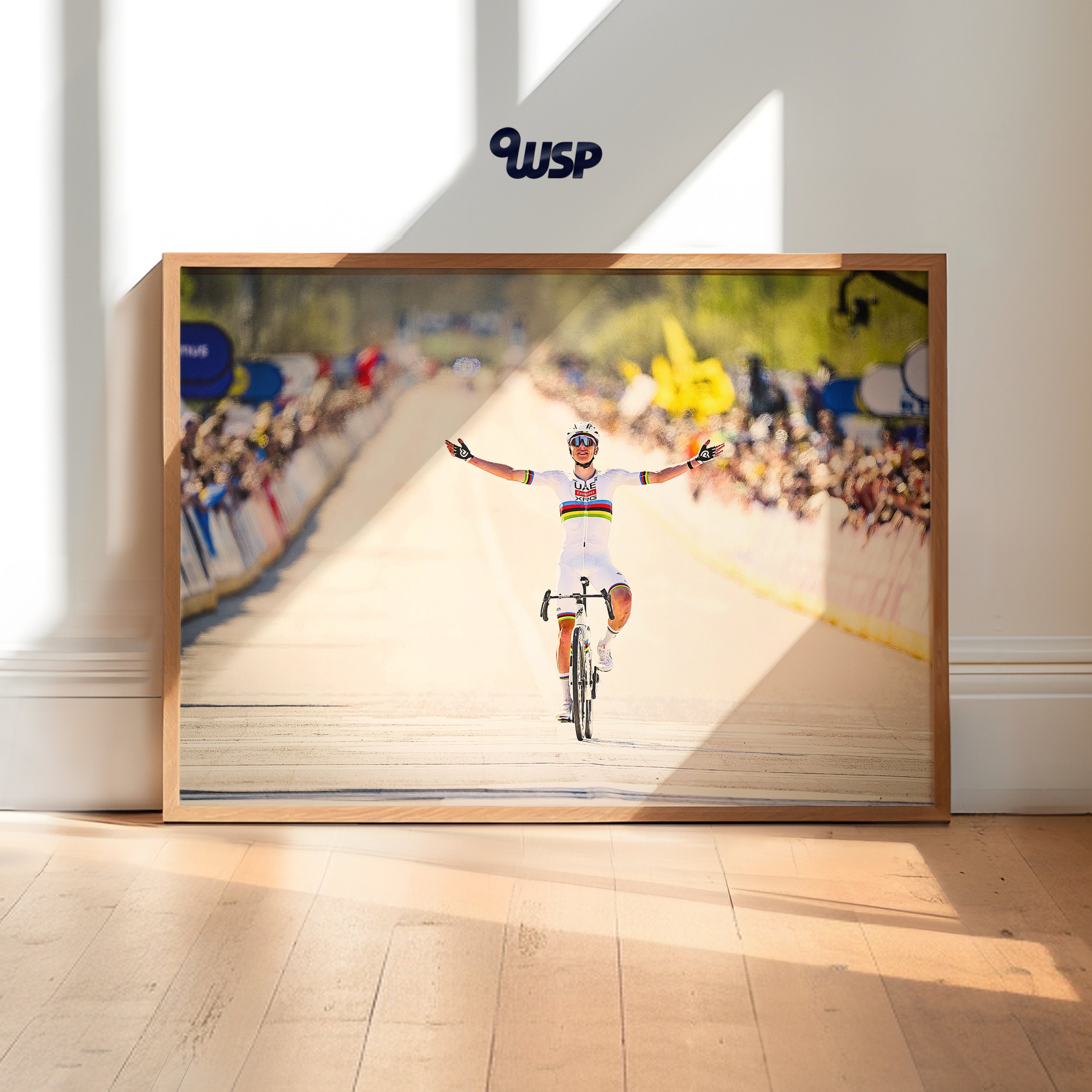 Tadej Pogacar – Tadej Pogacar Print – World champion Print – Tour of Flanders Poster – Cycling Poster