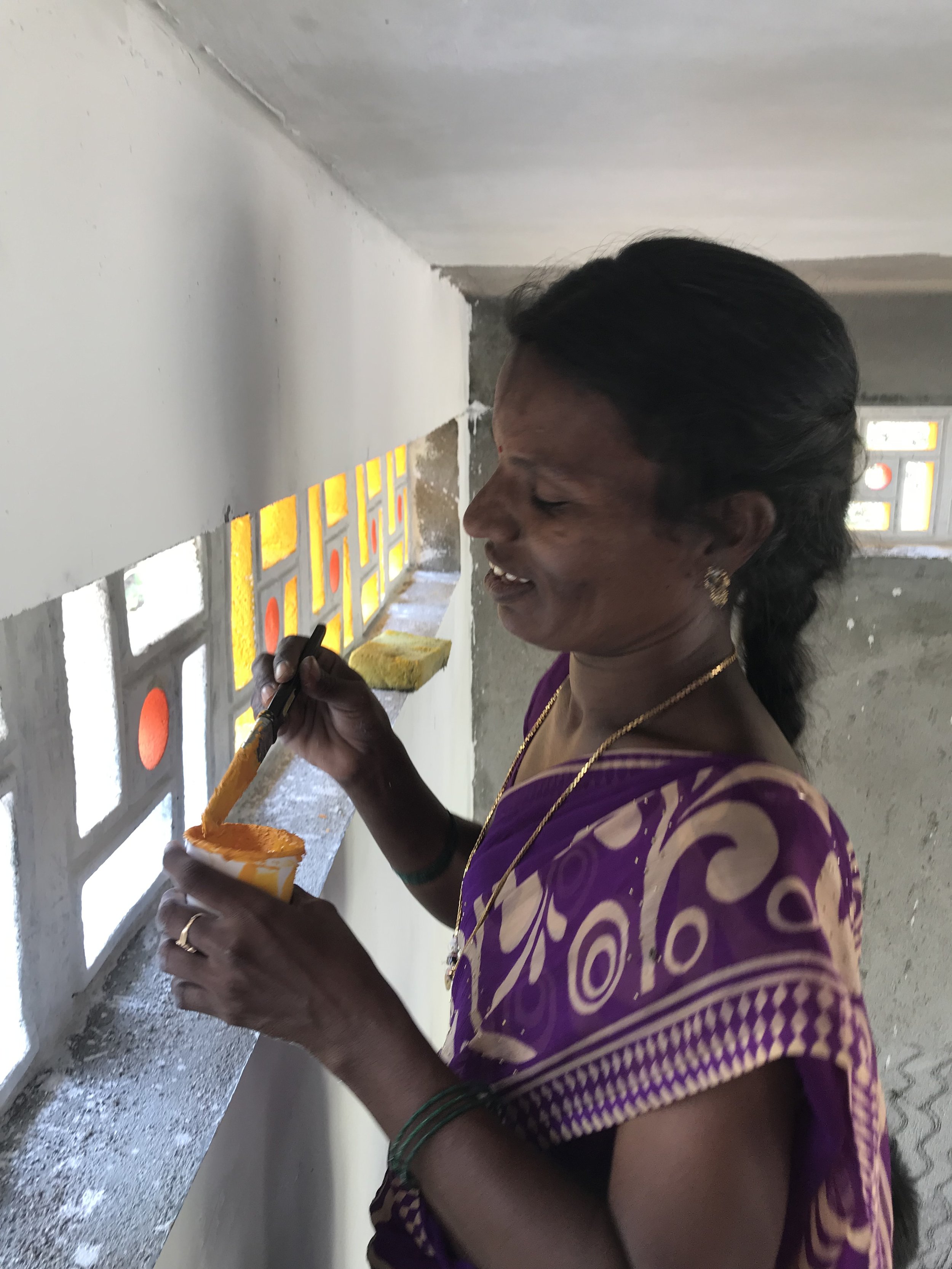 Our wonderful teacher Lakshmi