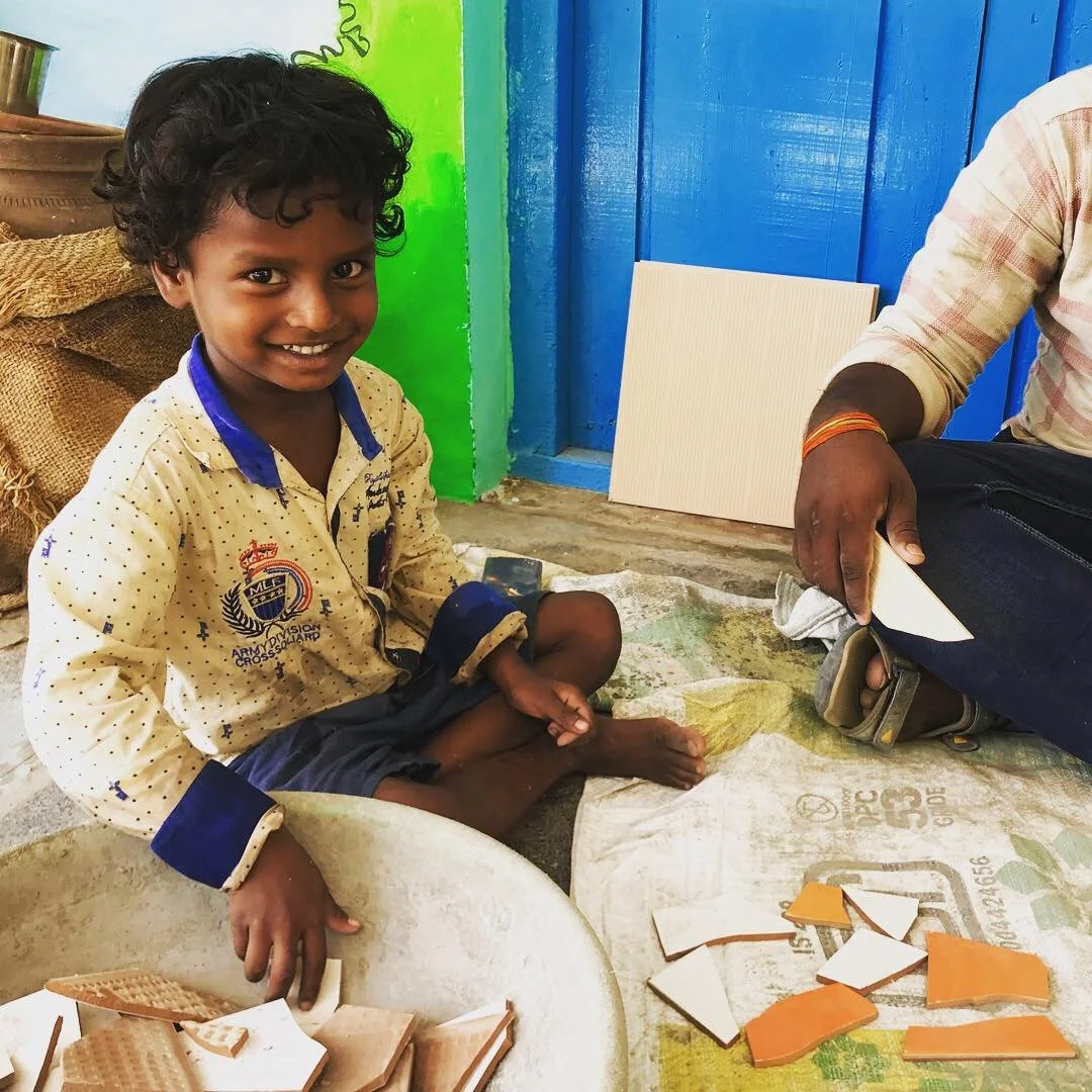 The preschool children loved getting involved