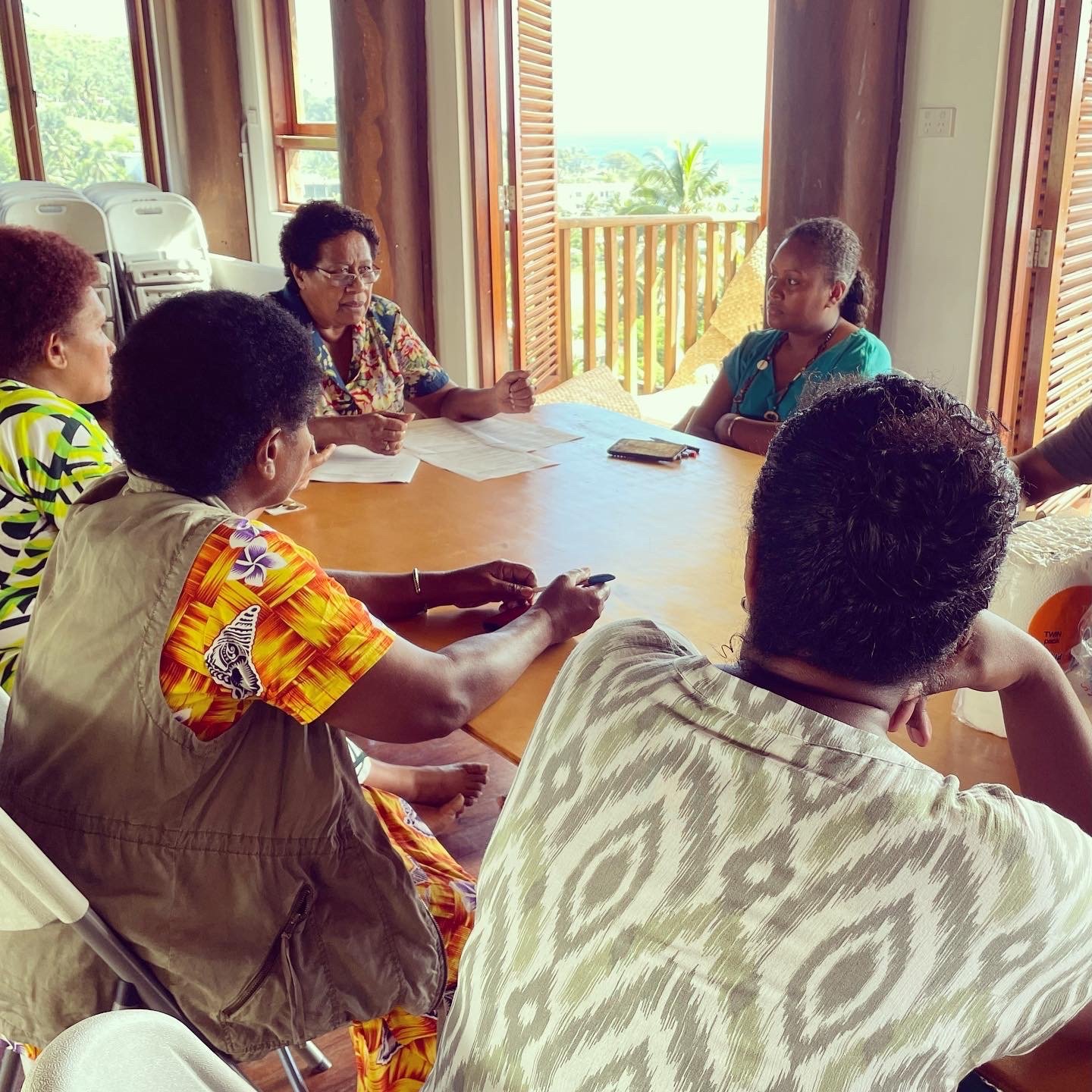 Training session at the Cakaudrove Women's Resource Centre, Savusavu, Fiji