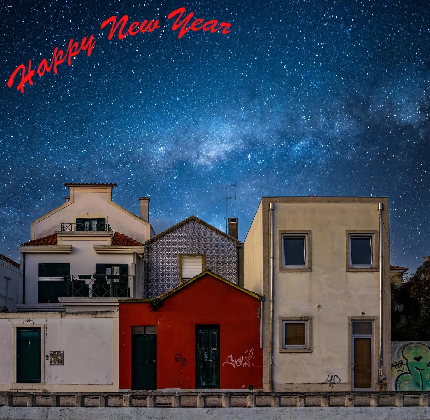 Taking a moment to reflect on the things that make life beautiful&mdash;friendship, family, art, nature, connection and this wondrous planet we share, together under the same magical sky. 

A street in Aviero, Portugal under a sky from San Pedro del 