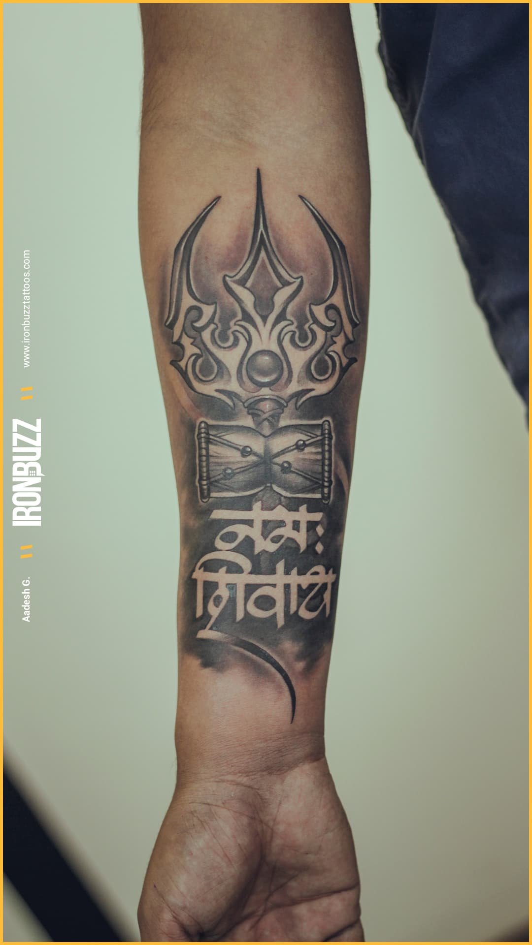 Trash Style Script Tattoo - Lord Shiva Theme | Shiva tattoo design, Alien  tattoo, Shiva tattoo