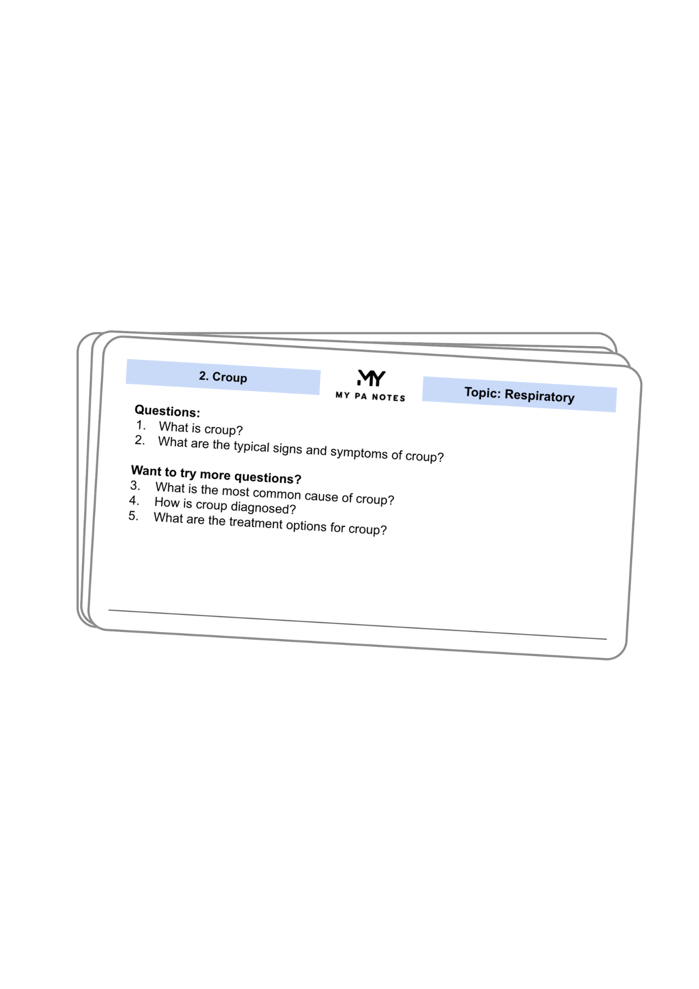 Respiratory Flashcard (e-Book)