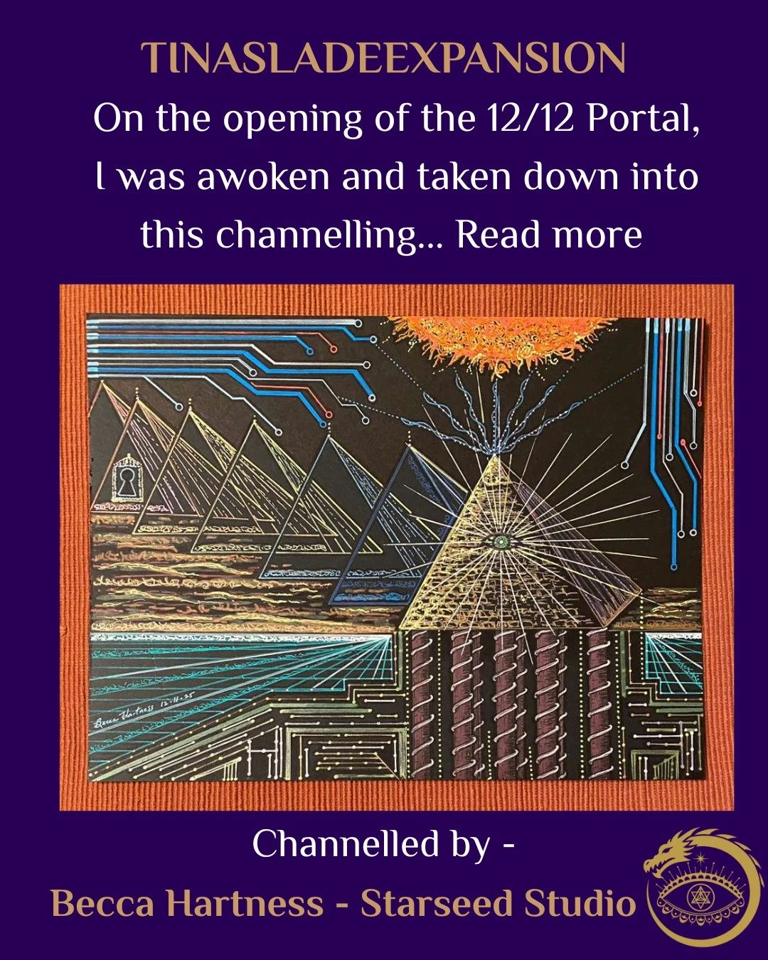 Let this channelling find you in your soul.

I am blessed to be surrounded by some truly gifted soul sisters, and Becca Hartness is no exception. She shares my dragon soul frequency, and together we work within deep streams of remembrance.
@rebeccaha