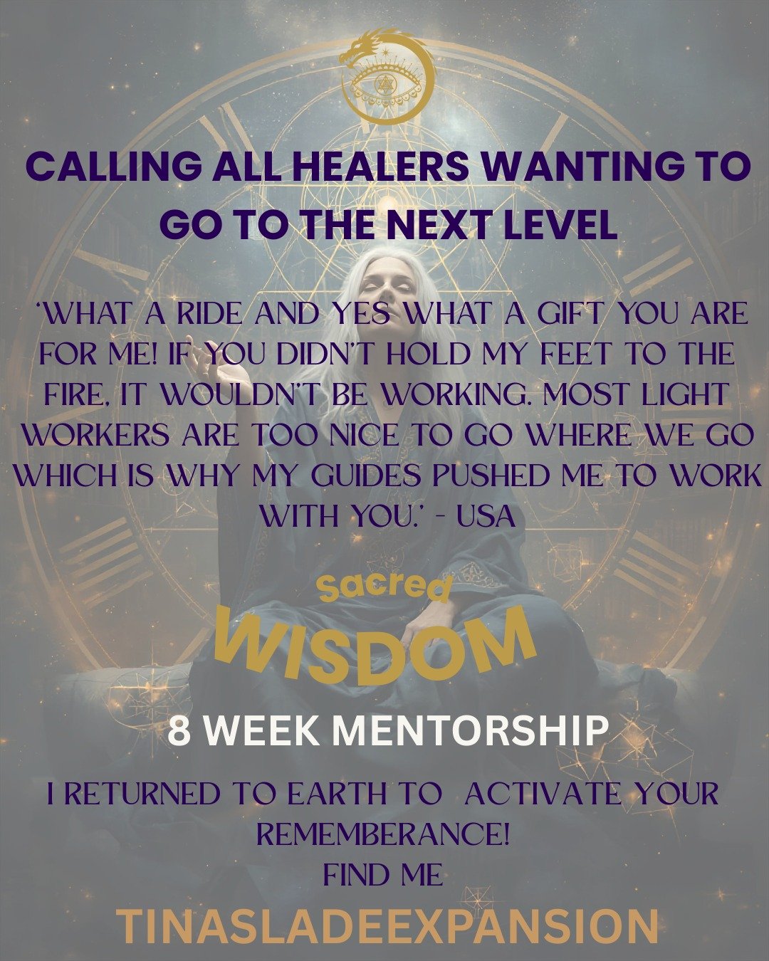 It is not by chance you are a healer&mdash;you did not stumble into this knowing, you returned to it. What is awakening in you is ancient, older than language, older than the names we give stars, a wisdom that defies time and Earth, once guarded in s