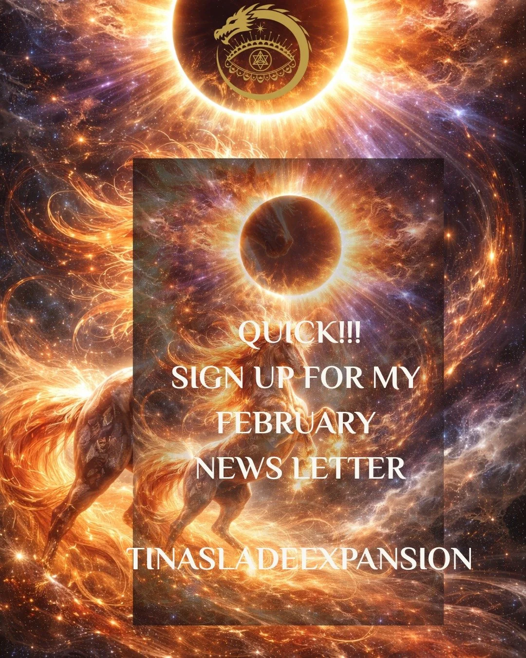 Insights, Key Codes, and loads more!
TinaSladeExpansion.com
#LightWorkersUnite

#CosmicAwakening

#EarthGuardians

#SpiritualCommunity

#AwakenYourLight

#SacredPathWalkers

#StarseedCollective

#MysticalNews

#CosmicInsights

#NewsletterOfLight

#Di