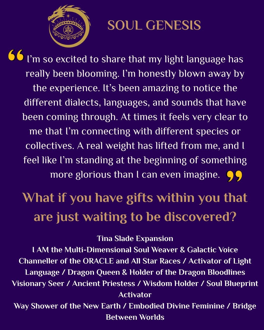 Deep within each and every one of us lie our multidimensional gifts, quietly waiting for the moment we are ready to remember them. They are not something we need to earn or become &mdash; they are an intrinsic part of who we already are, woven into t