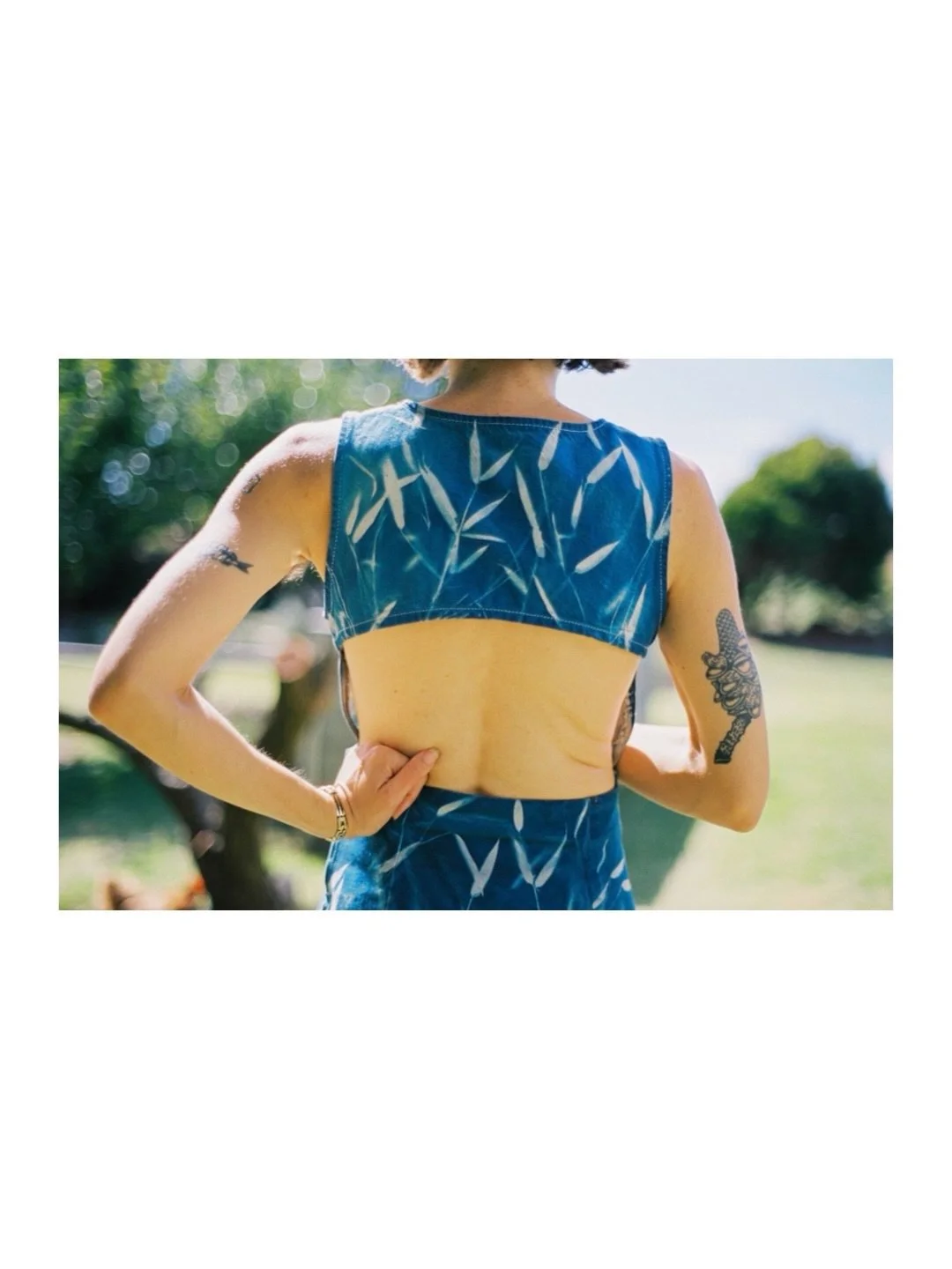 The fabulous @lily.ray.photography in her Cyanotype dress at FilmBlood earlier this year. Lily&rsquo;s creativity both in front of and behind the camera is captivating. Once again, a big thank you to @sarahblack_was_here for fostering this beautiful 