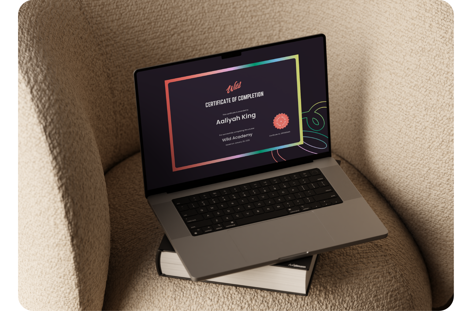 A Certificate of Completion upon successful culmination of the program.