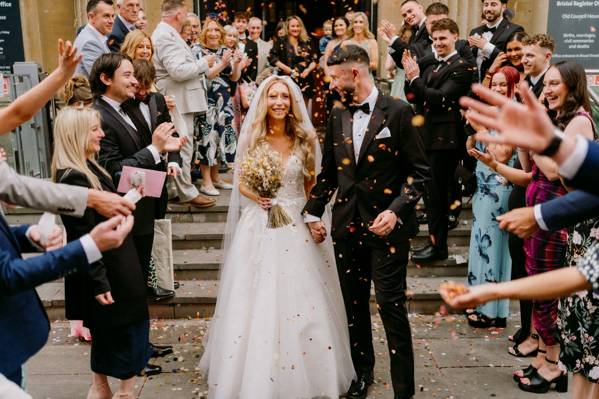 Radnor Rooms and Bristol Registry Office wedding photography