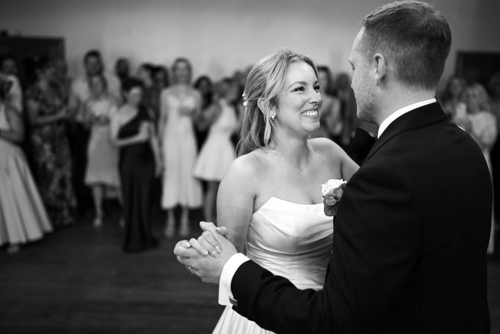 Bride and groom's first dance at Matara wedding venue