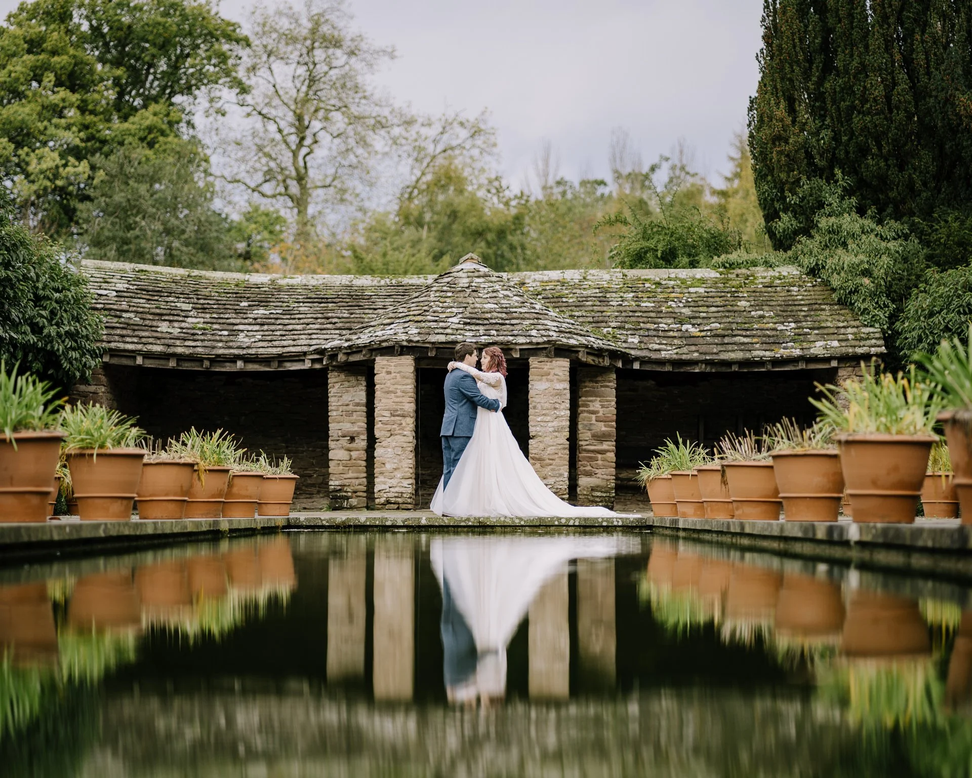 Hampton Court Castle Wedding photography bridal portraits