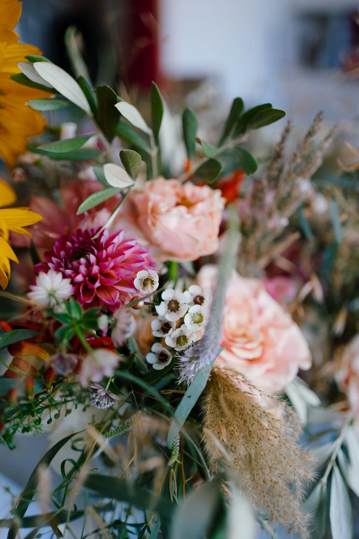 Wedding flower details