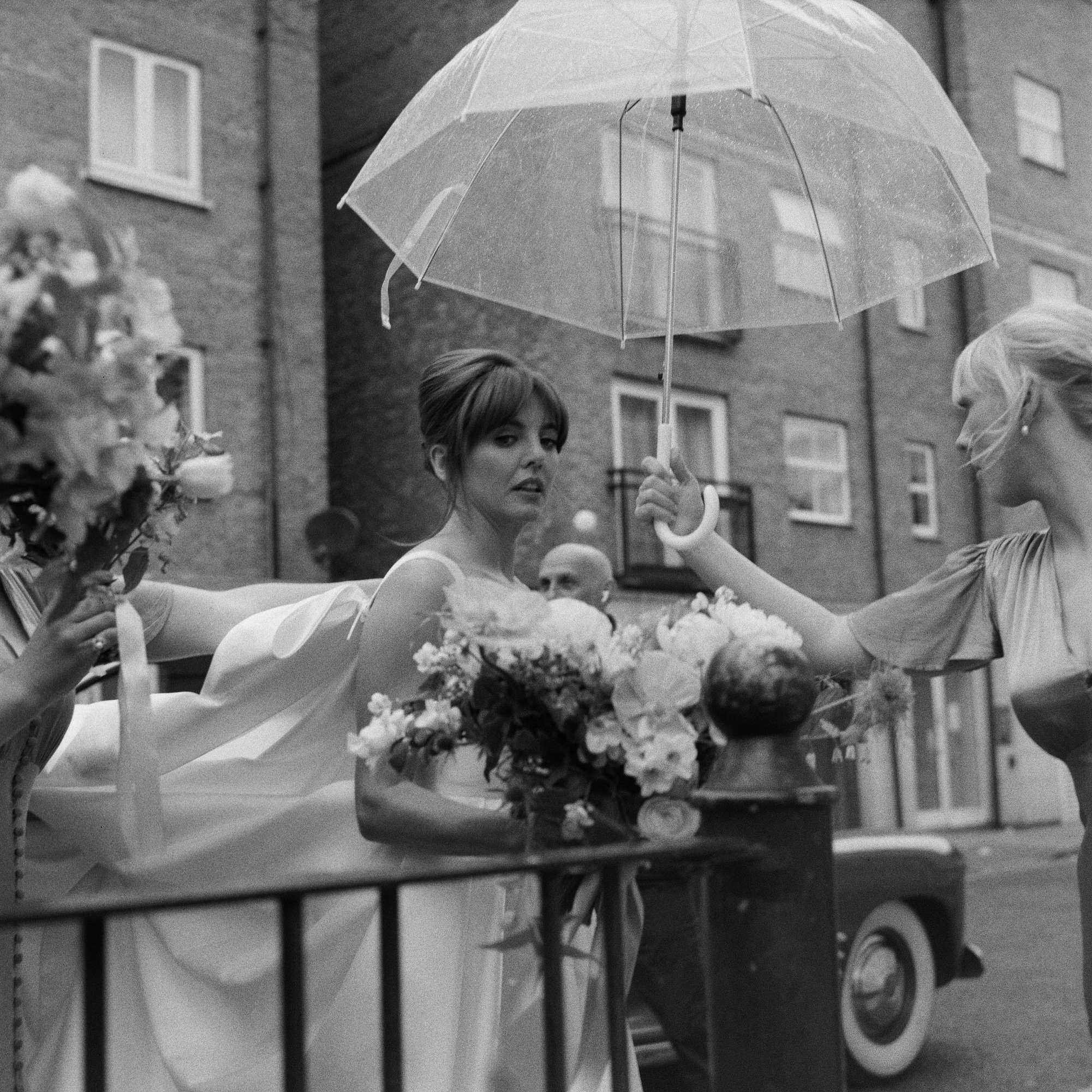 Stunning Ophelia Lovibond ties the knot in bespoke Halfpenny London