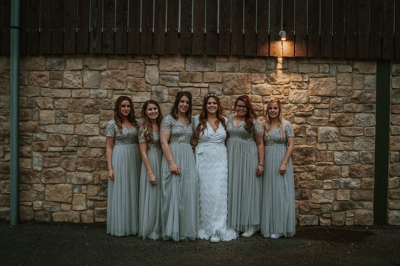 Beautiful bride Ashleigh wore a wedding dress by Halfpenny London