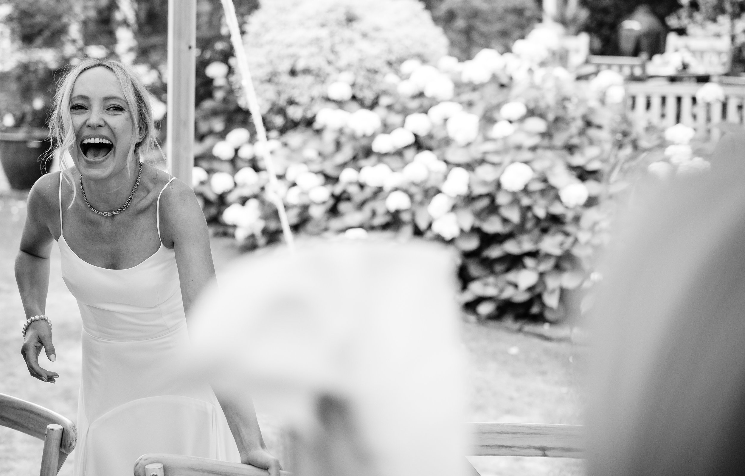 Beautiful bride Rebeca wore a wedding dress by Halfpenny London