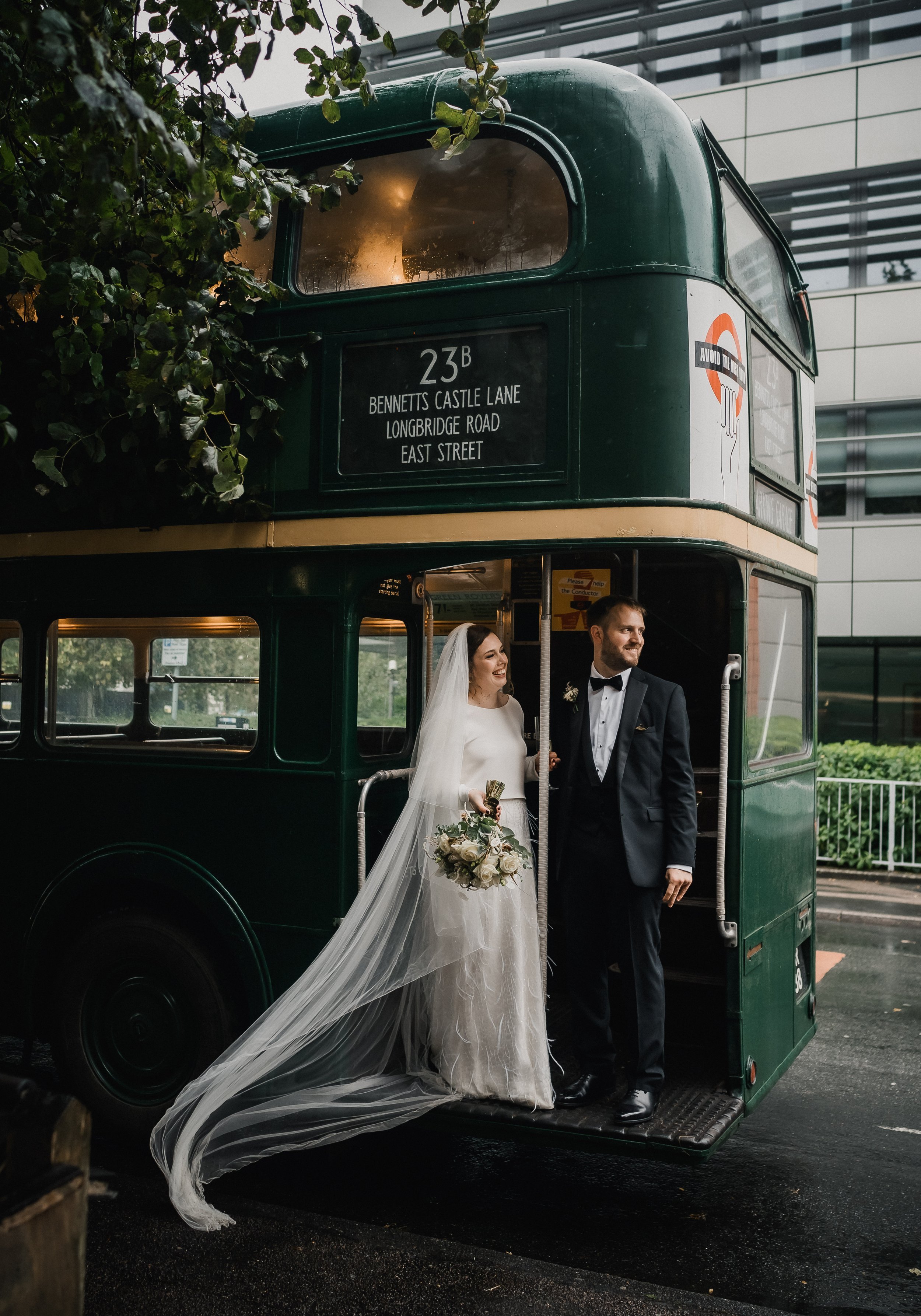 Beautiful bride Rachel wore a wedding dress by Halfpenny London