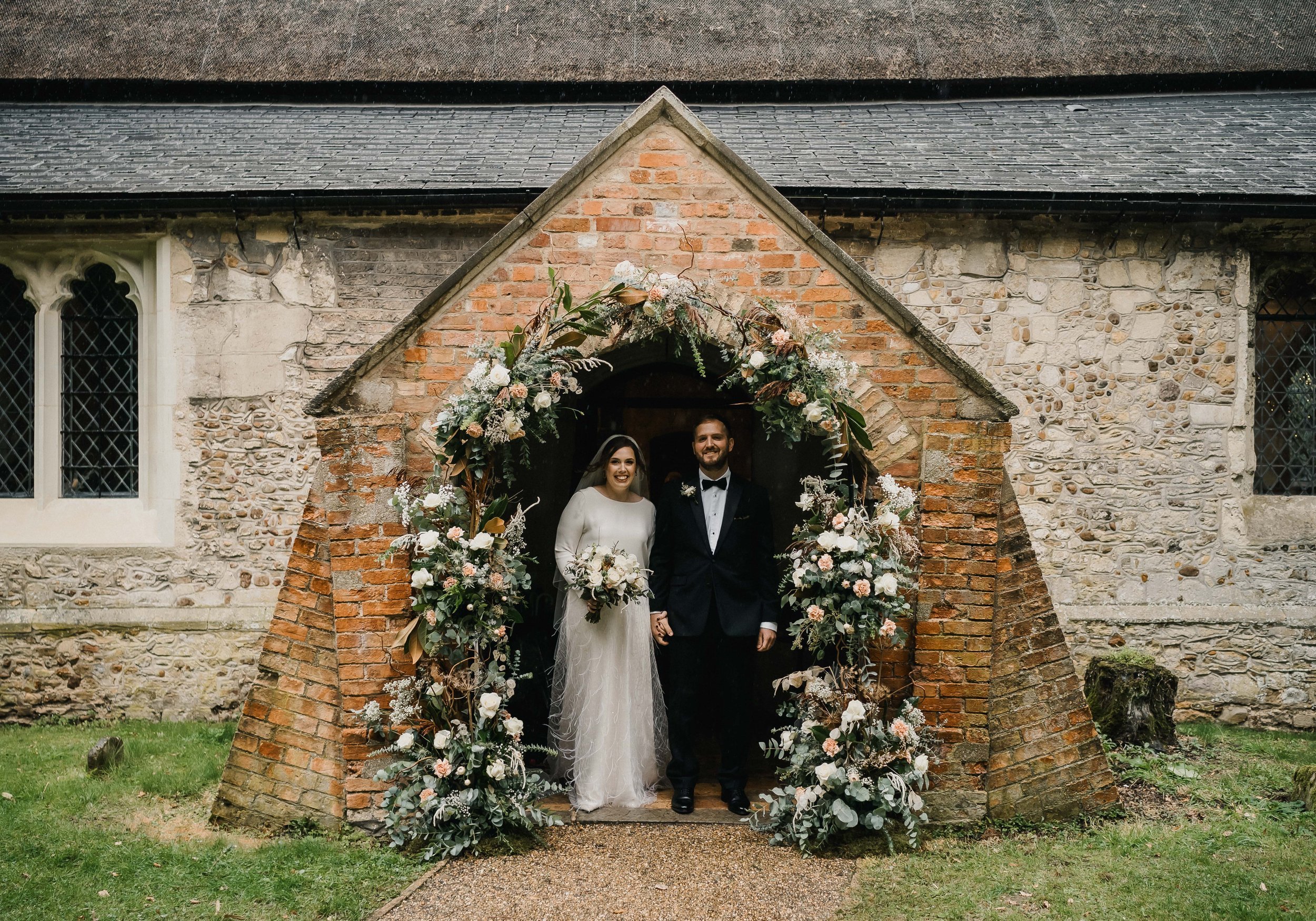 Beautiful bride Rachel wore a wedding dress by Halfpenny London