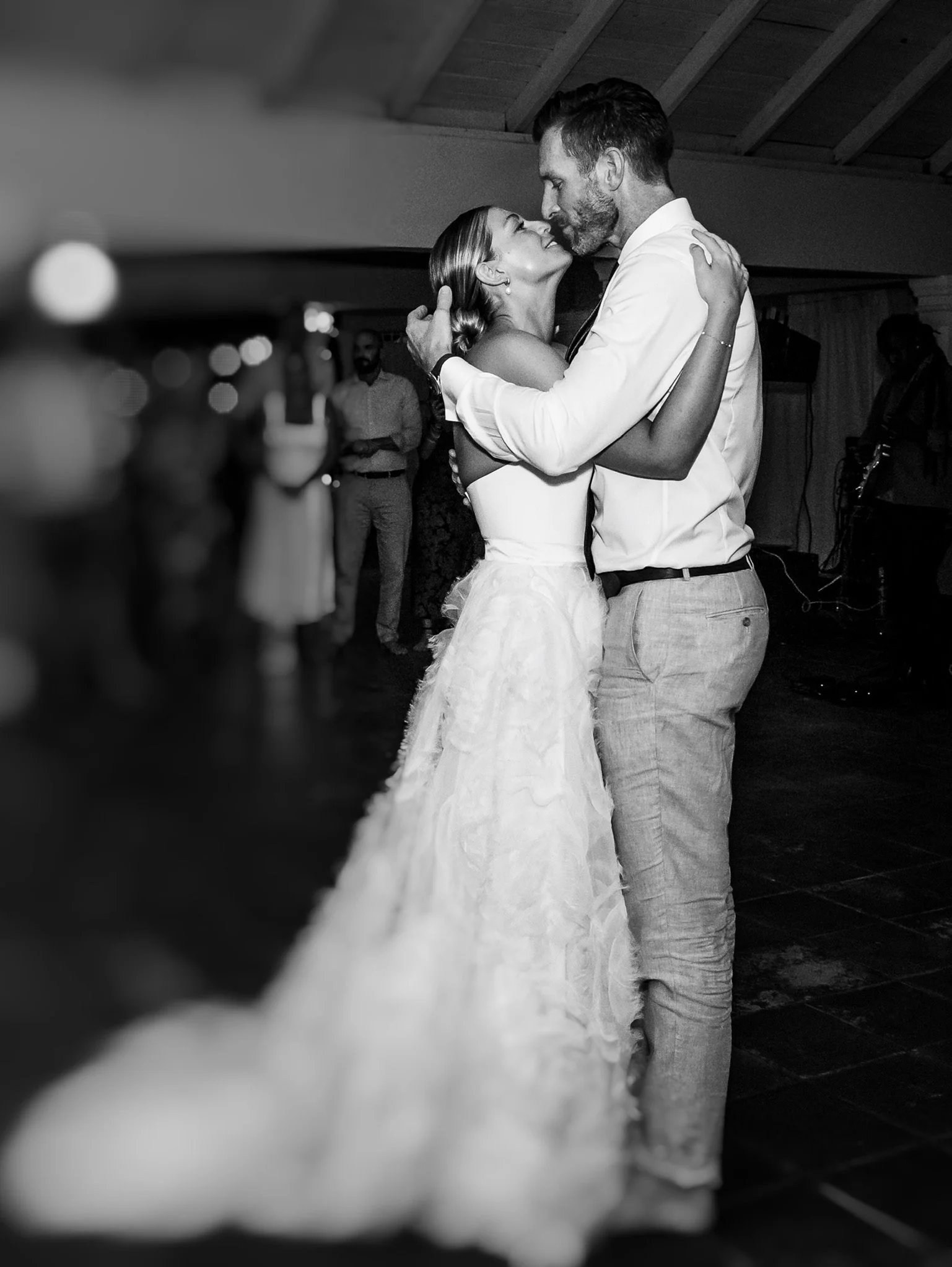 Beautiful bride Emily wore a wedding dress by Halfpenny London