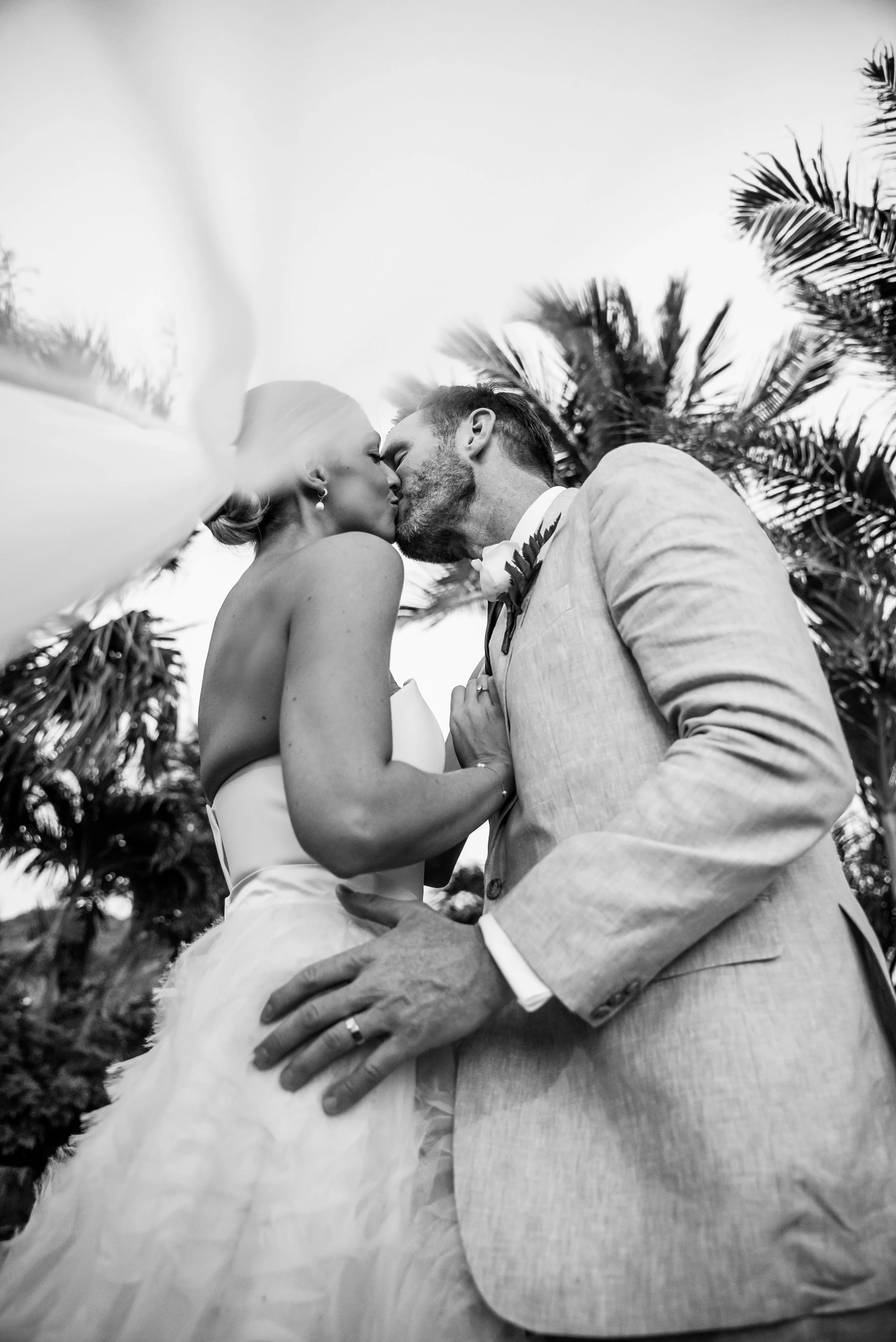 Beautiful bride Emily wore a wedding dress by Halfpenny London