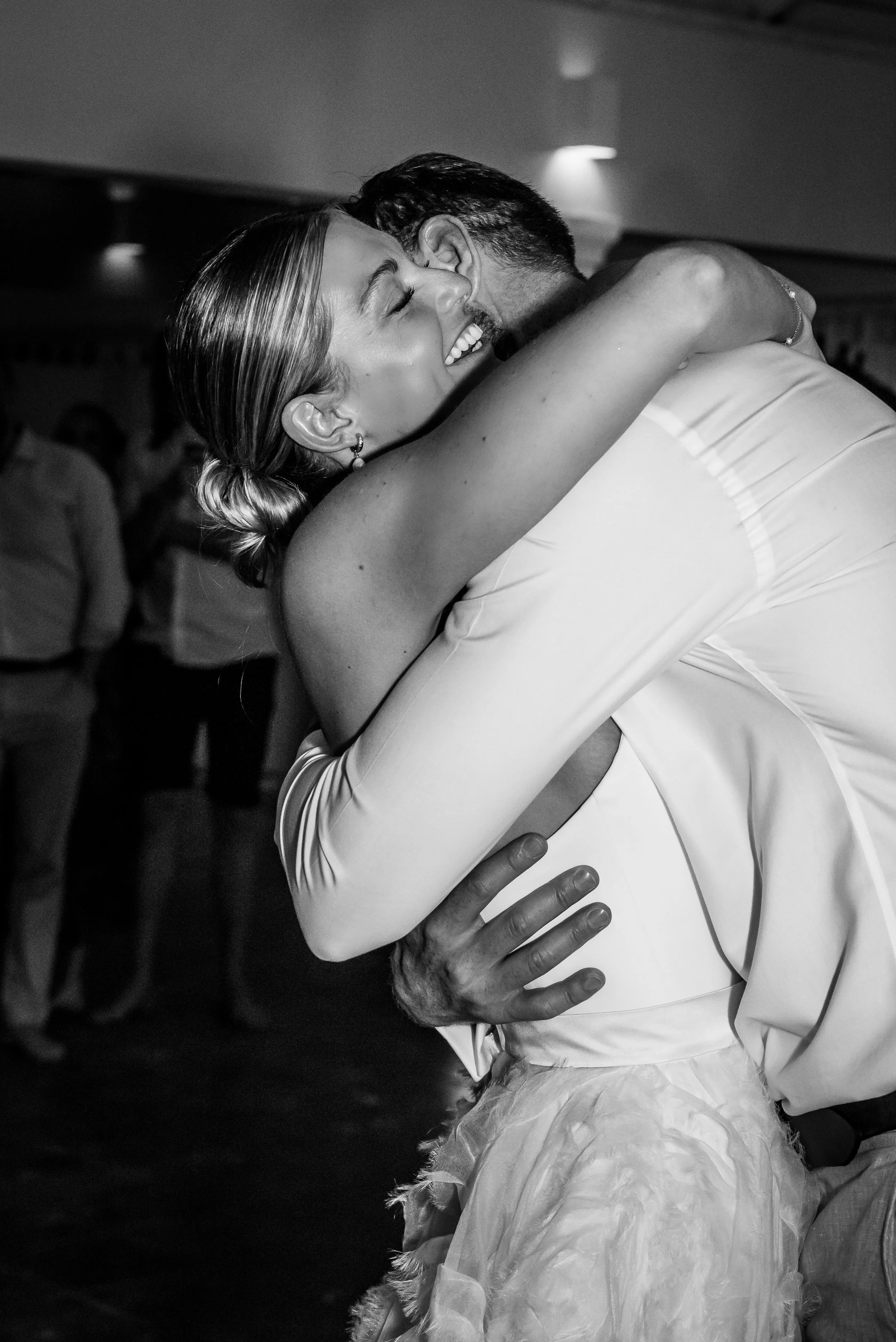 Beautiful bride Emily wore a wedding dress by Halfpenny London