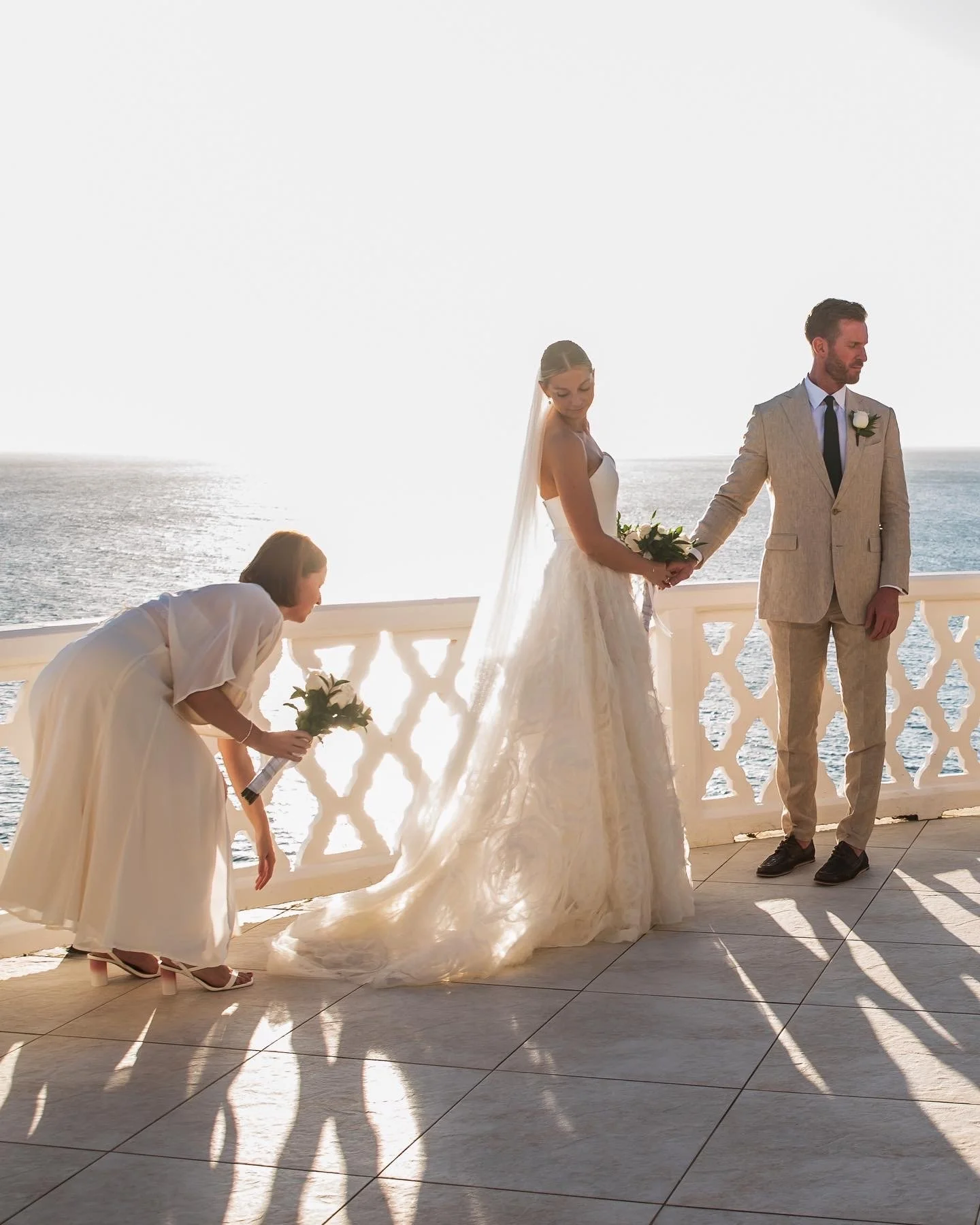 Beautiful bride Emily wore a wedding dress by Halfpenny London