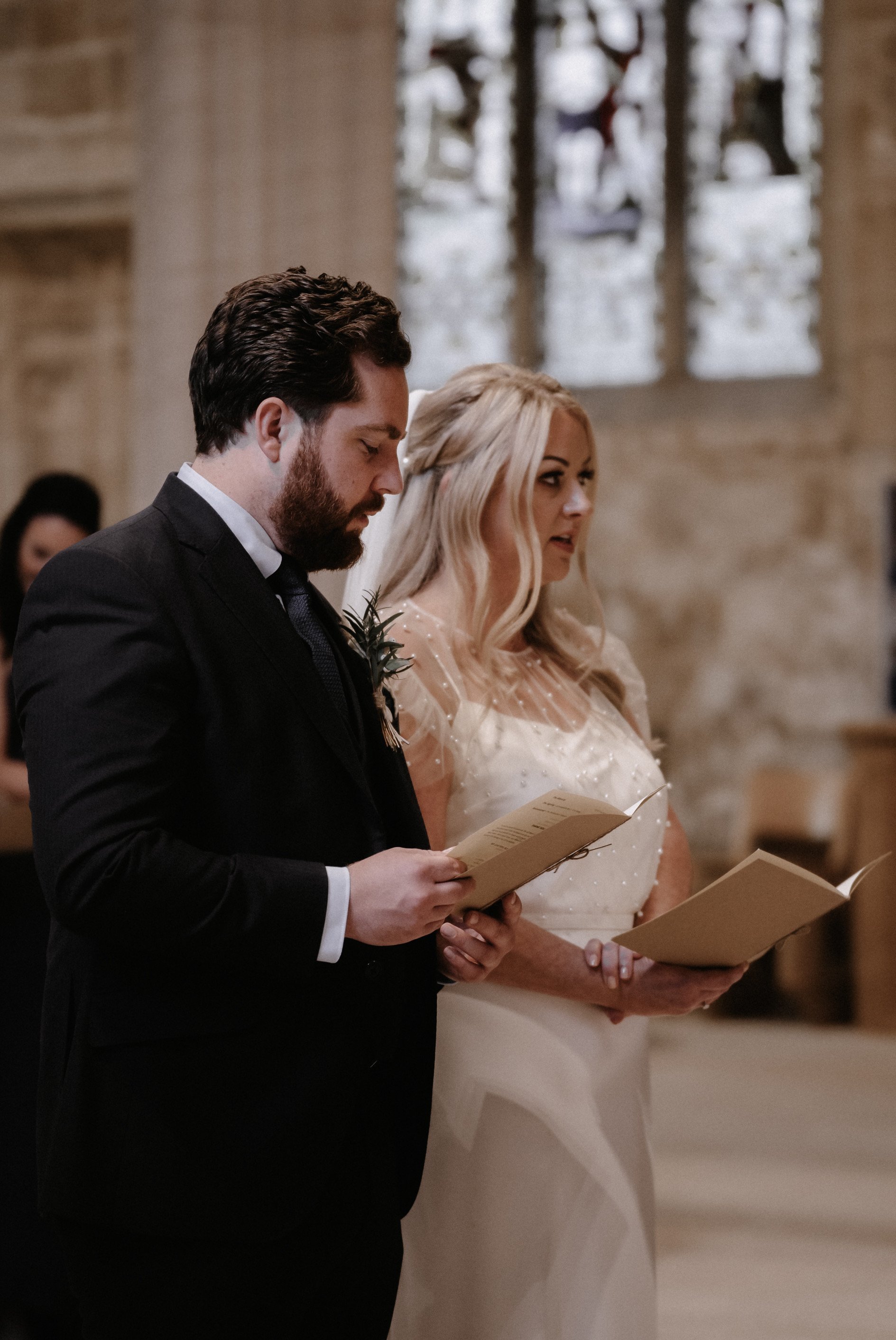 Beautiful bride Sarah wore a wedding dress by Halfpenny London