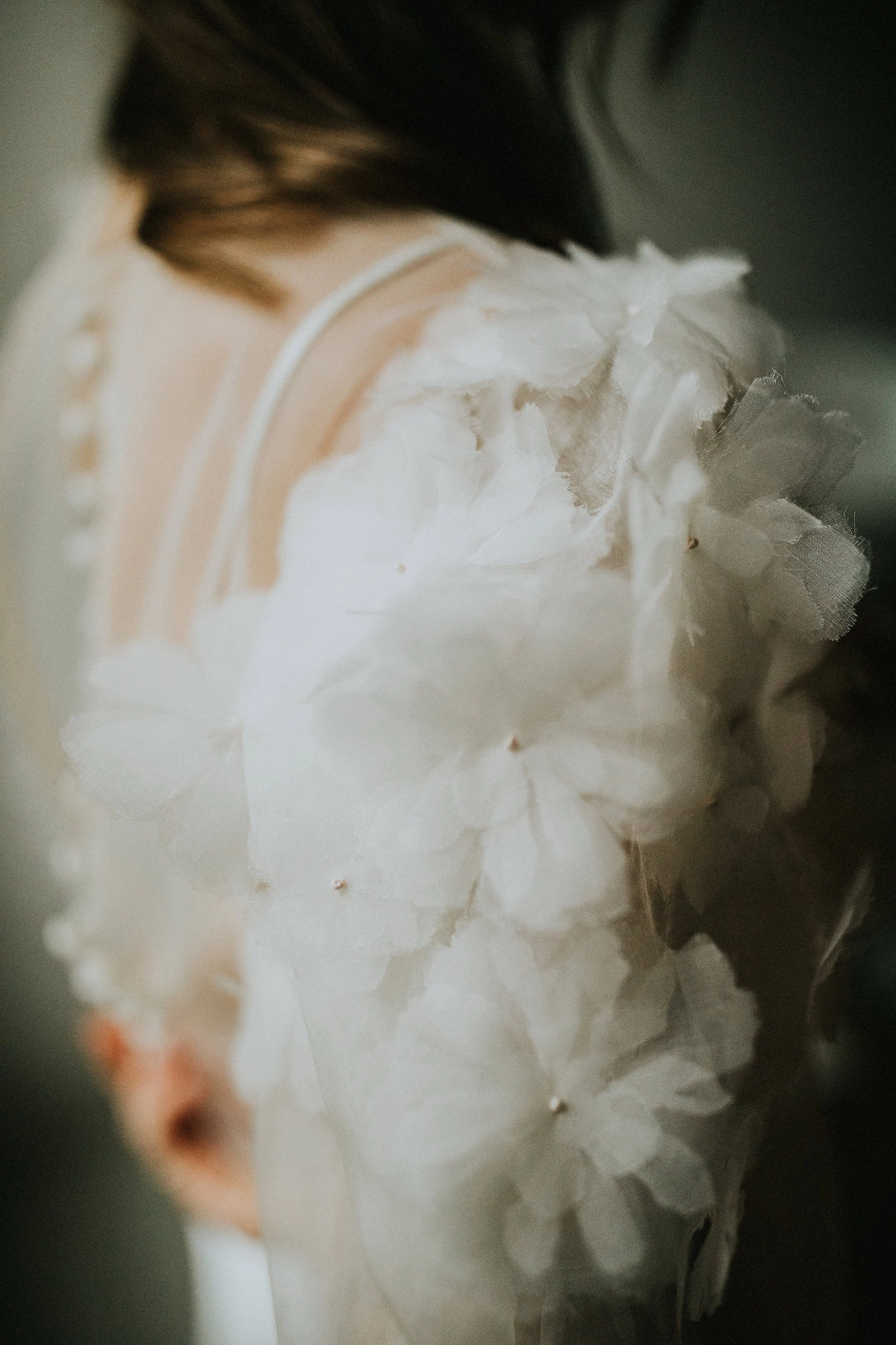 Beautiful bride Chloe wore a wedding dress by Halfpenny London