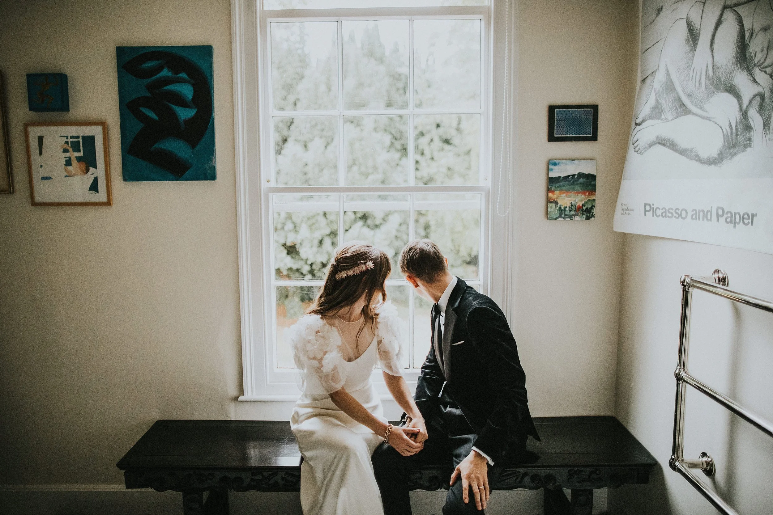 Beautiful bride Chloe wore a wedding dress by Halfpenny London