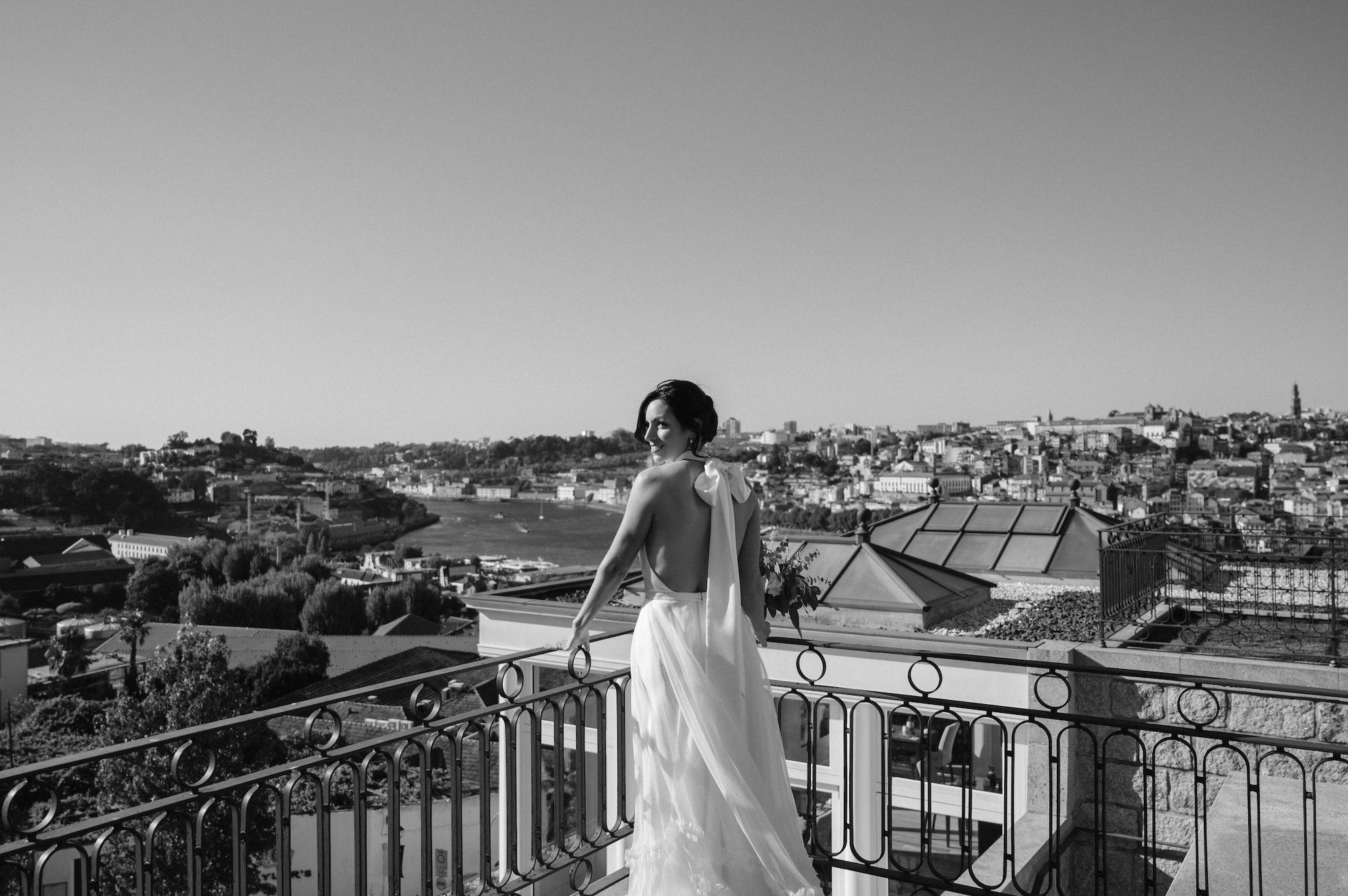 Beautiful bride Amy wore a wedding dress by Halfpenny London