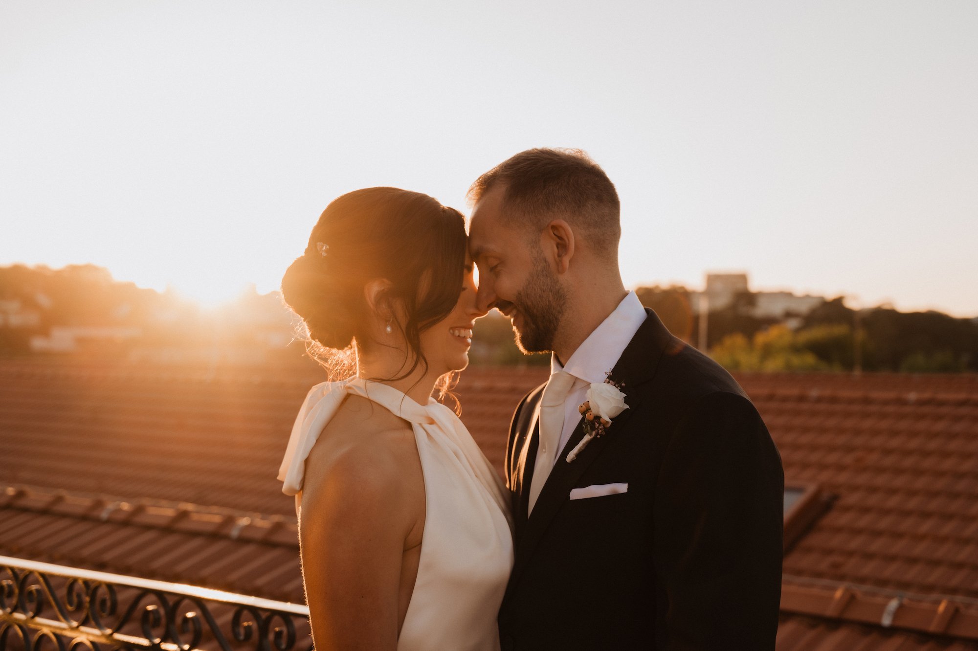 Beautiful bride Amy wore a wedding dress by Halfpenny London