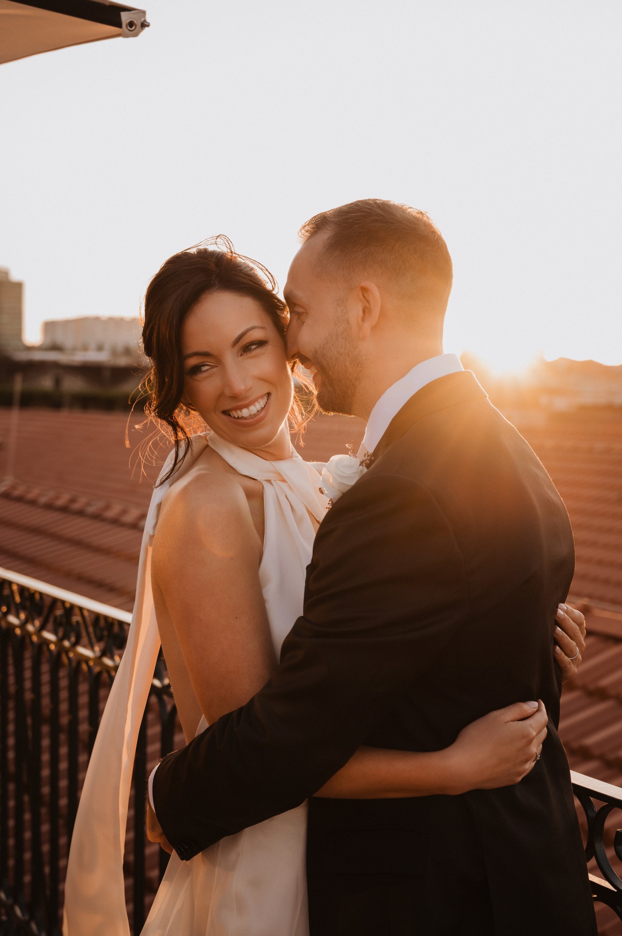 Beautiful bride Amy wore a wedding dress by Halfpenny London