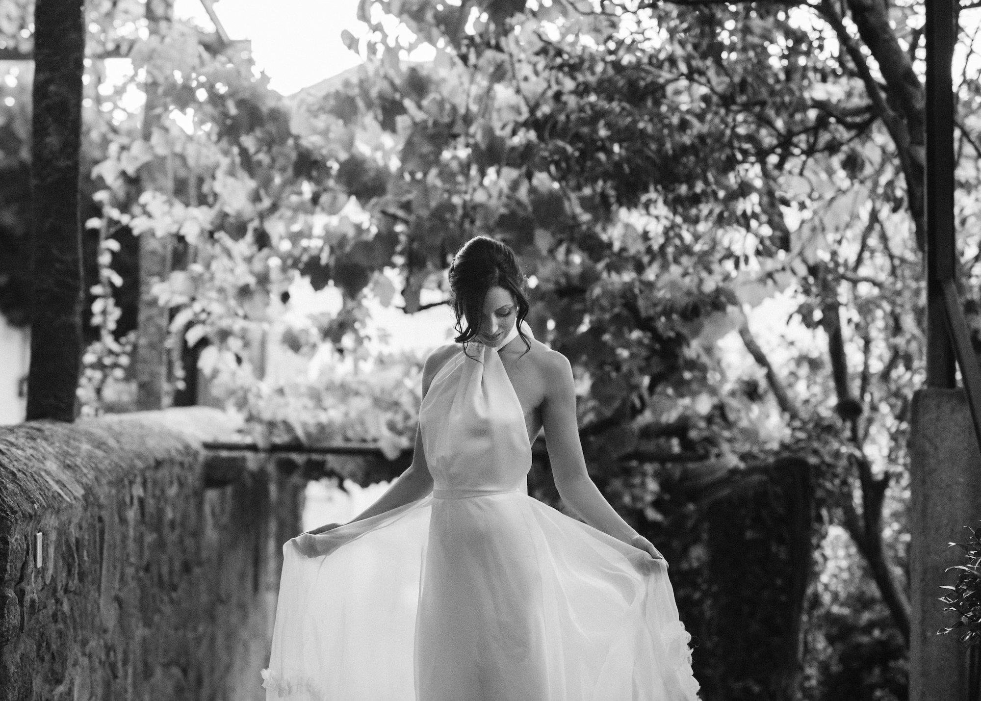Beautiful bride Amy wore a wedding dress by Halfpenny London