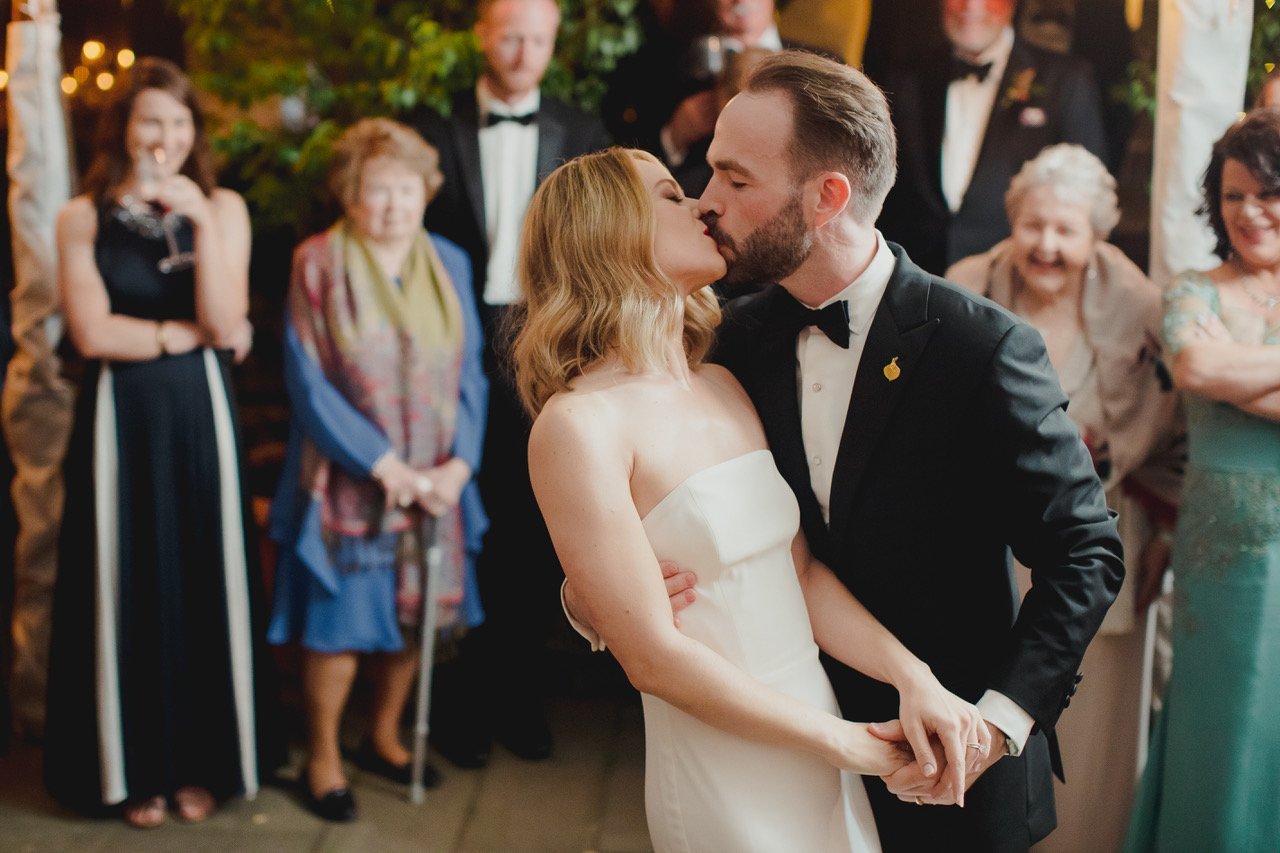 Beautiful bride Sonja wore a wedding dress by Halfpenny London