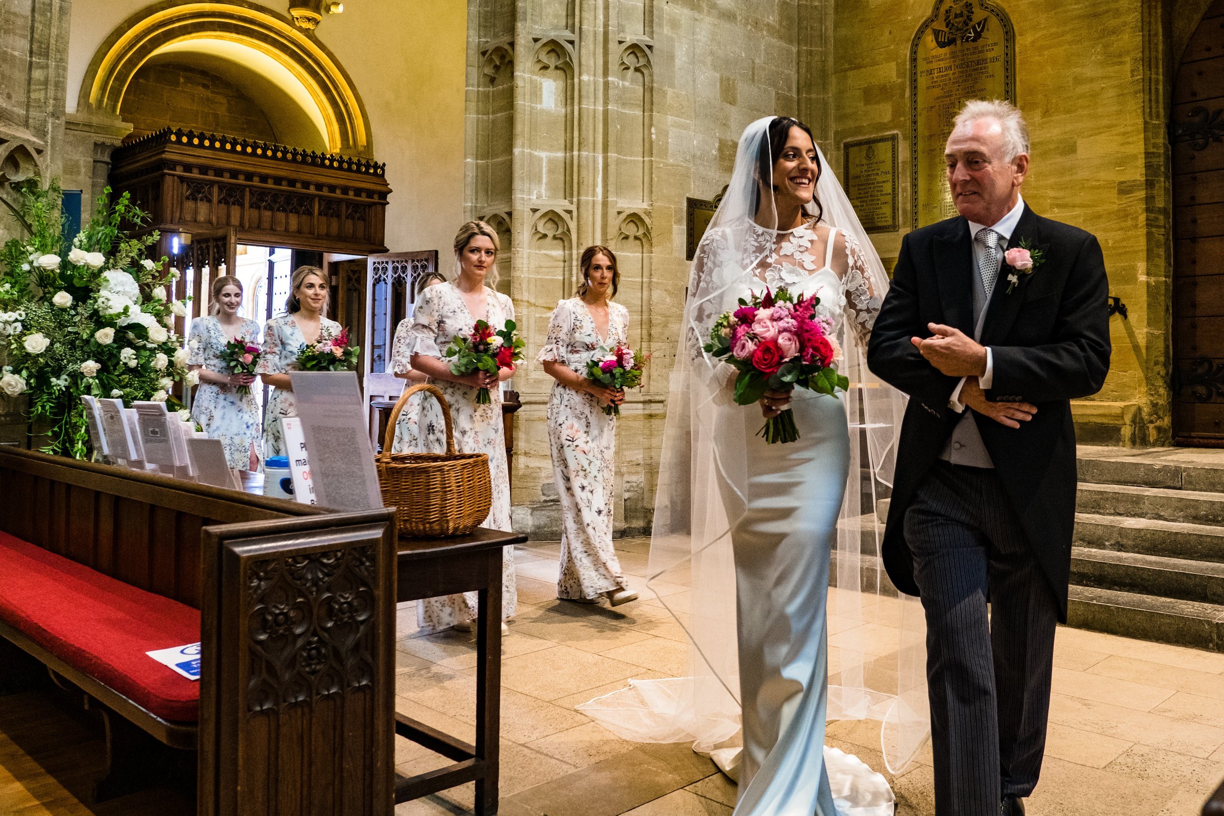 Beautiful bride Emily wore a wedding dress by Halfpenny London