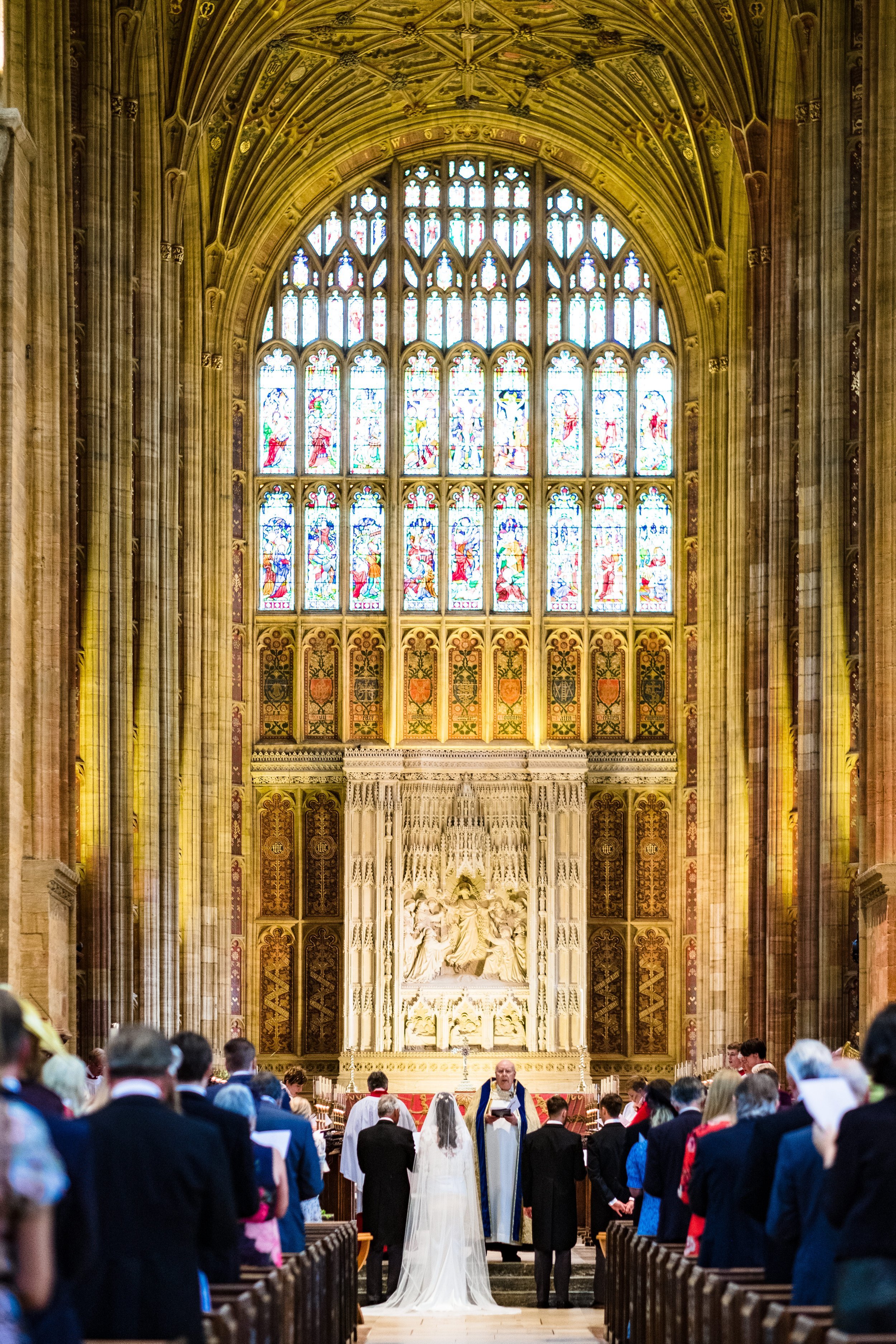 Beautiful bride Emily wore a wedding dress by Halfpenny London