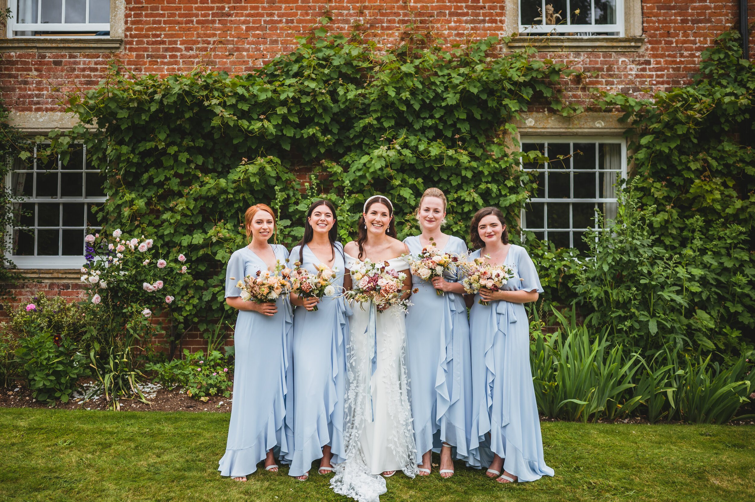 Beautiful bride Alicia wore a wedding dress by Halfpenny London