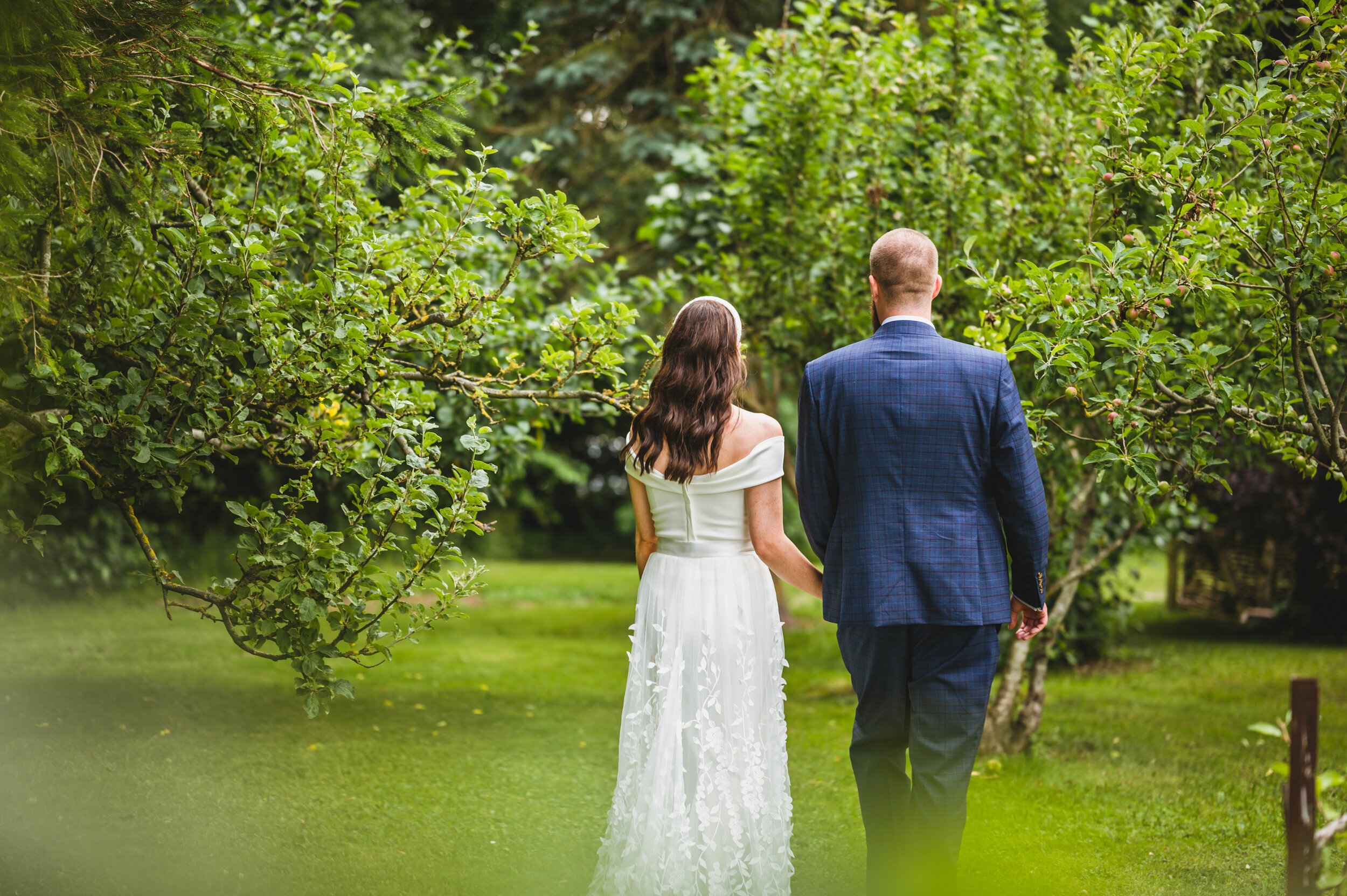 Beautiful bride Alicia wore a wedding dress by Halfpenny London