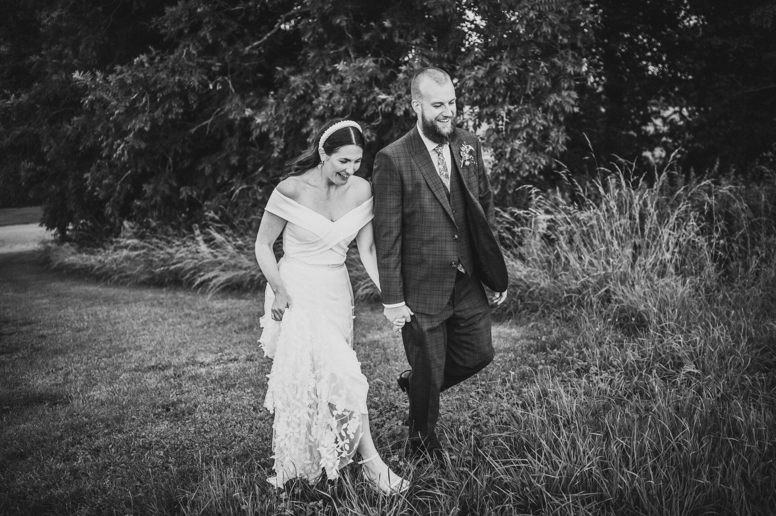 Beautiful bride Alicia wore a wedding dress by Halfpenny London