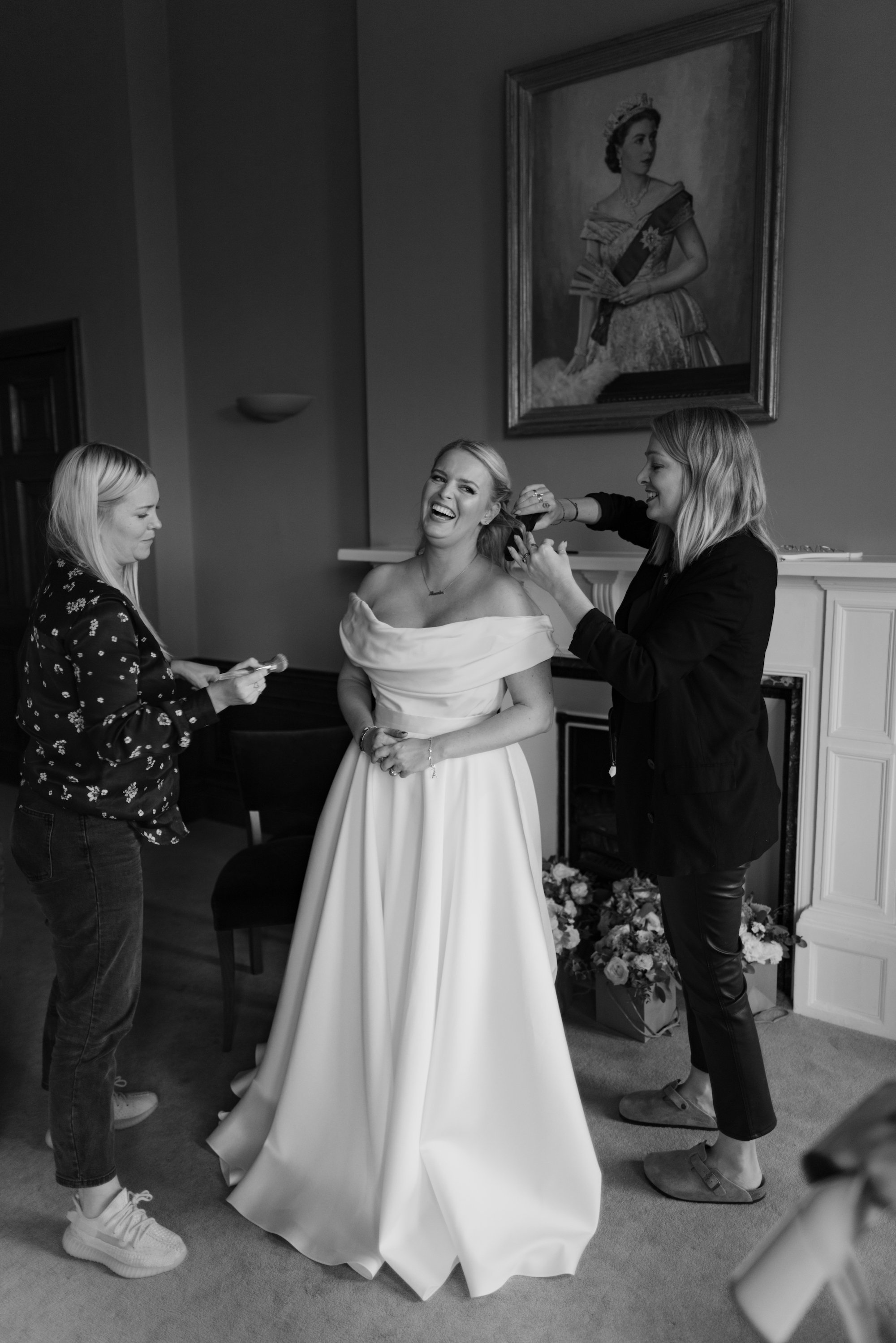 Beautiful bride Alex Light wore a wedding dress by Halfpenny London