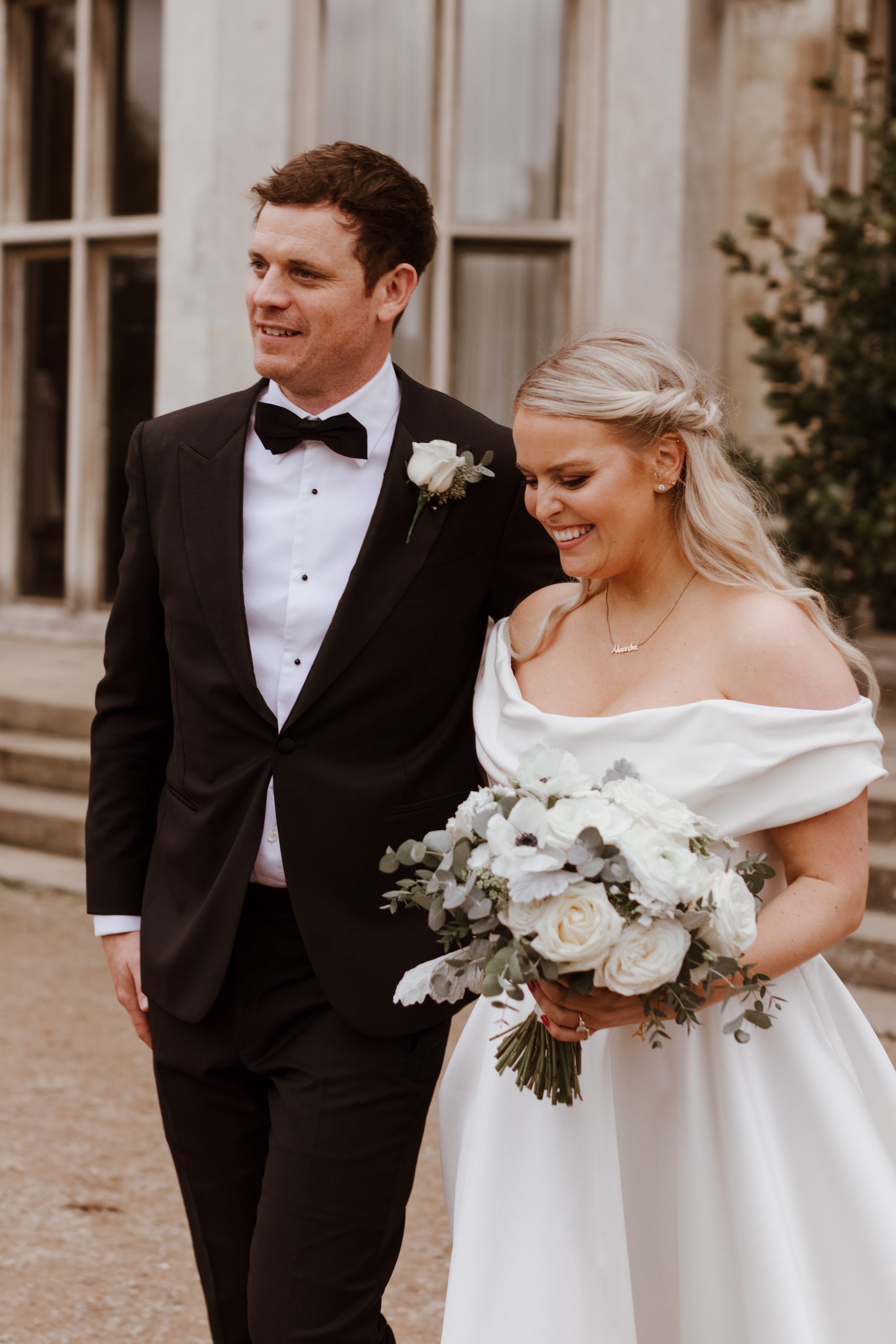 Beautiful bride Alex Light wore a wedding dress by Halfpenny London