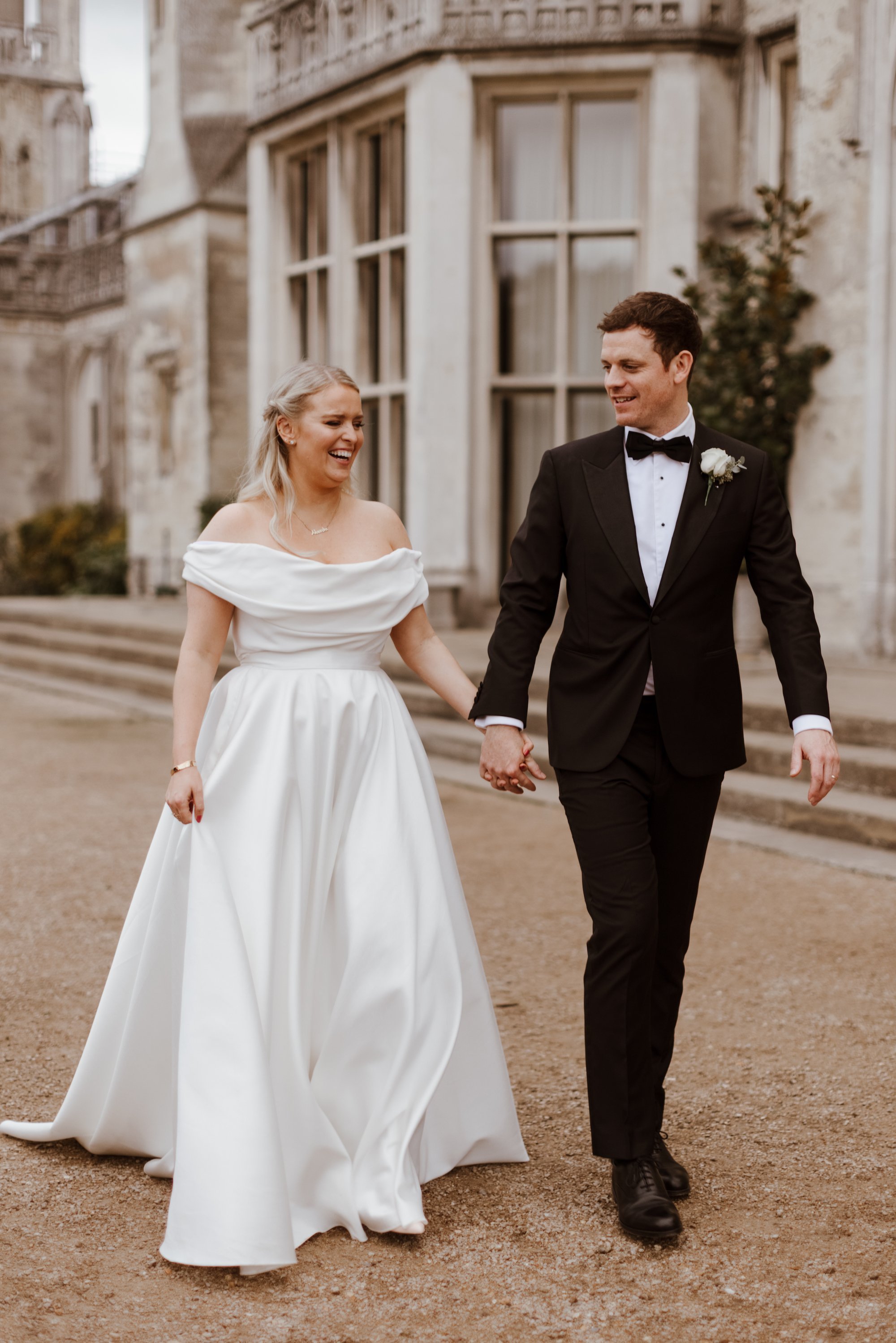 Beautiful bride Alex Light wore a wedding dress by Halfpenny London