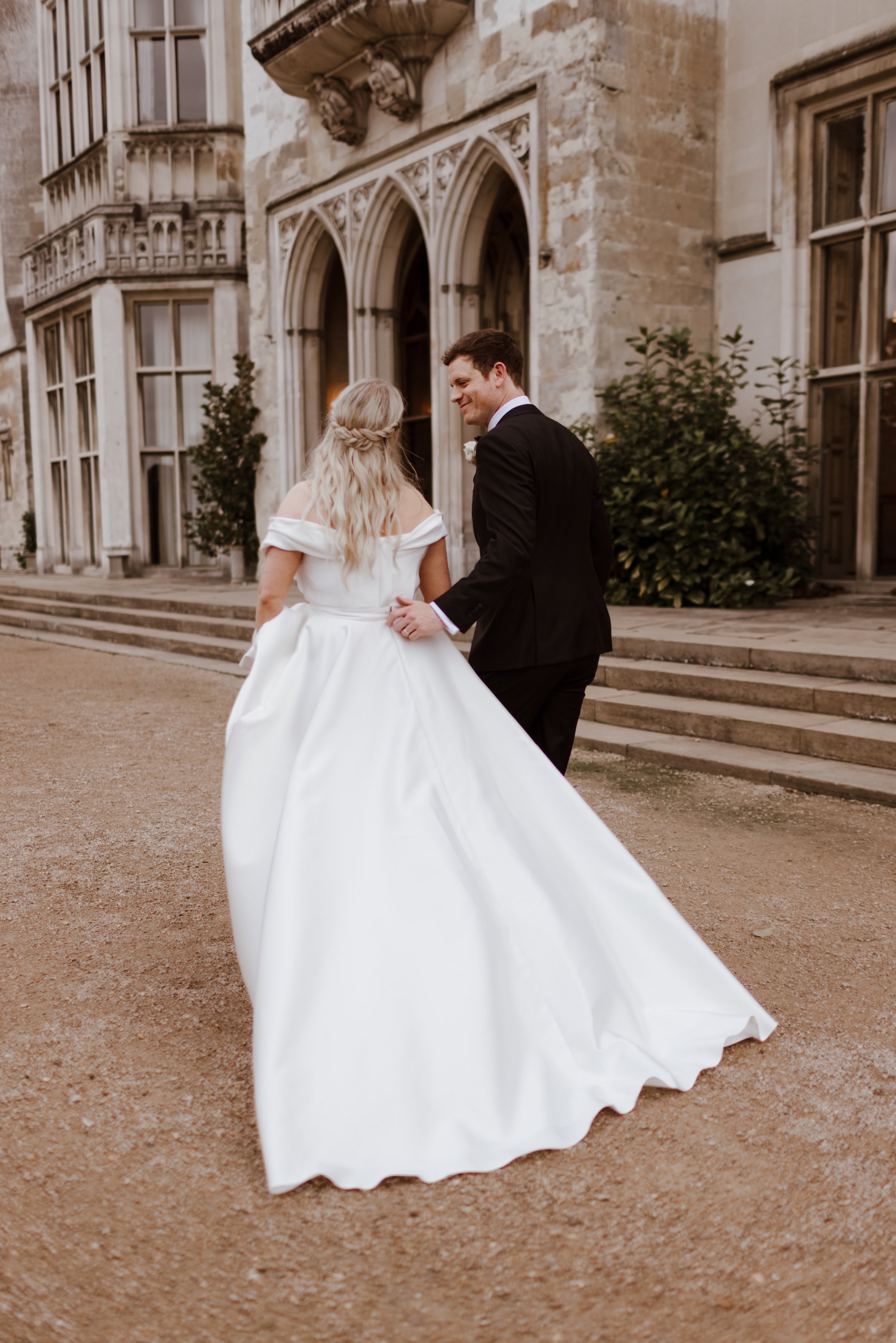 Beautiful bride Alex Light wore a wedding dress by Halfpenny London