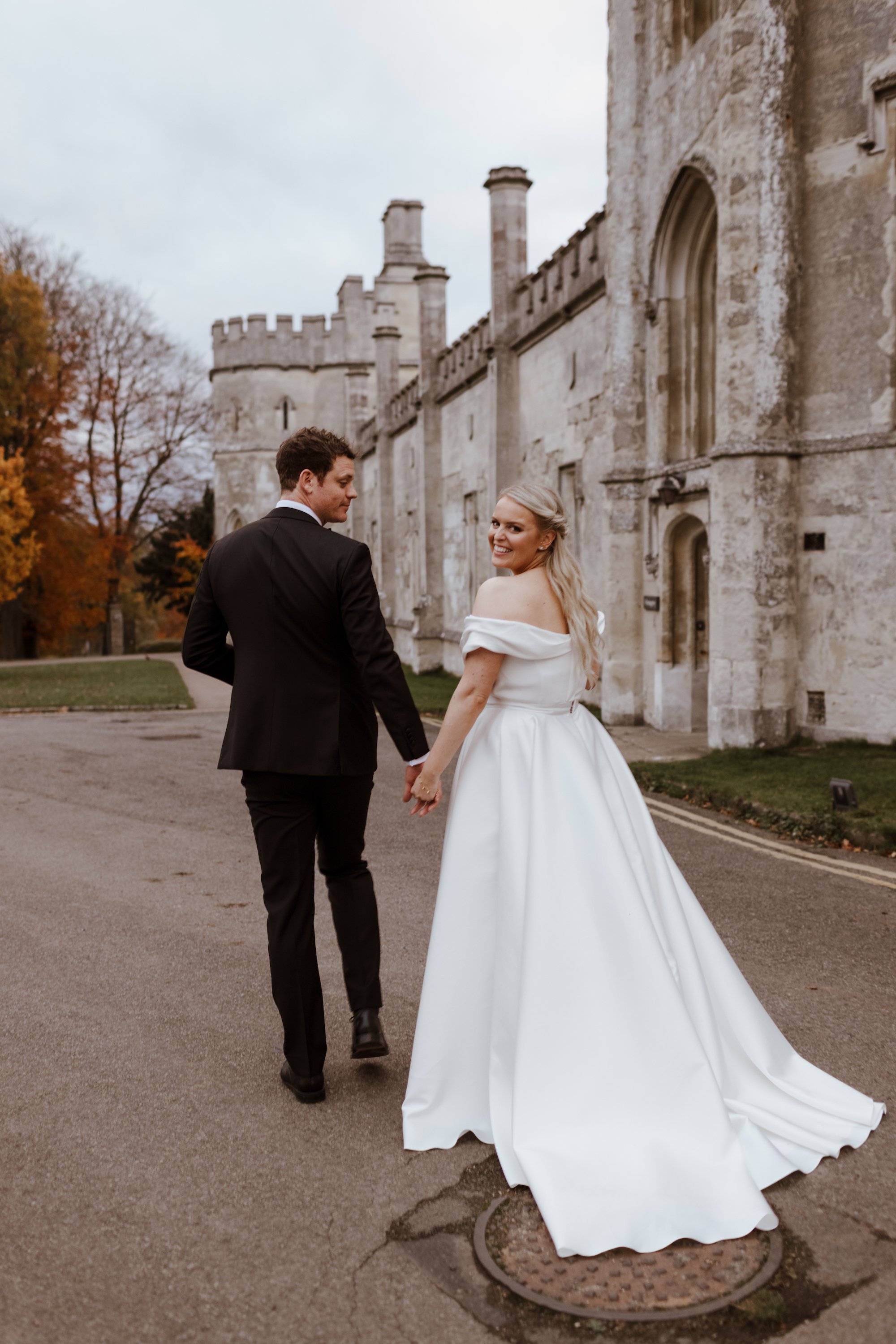 Beautiful bride Alex Light wore a wedding dress by Halfpenny London