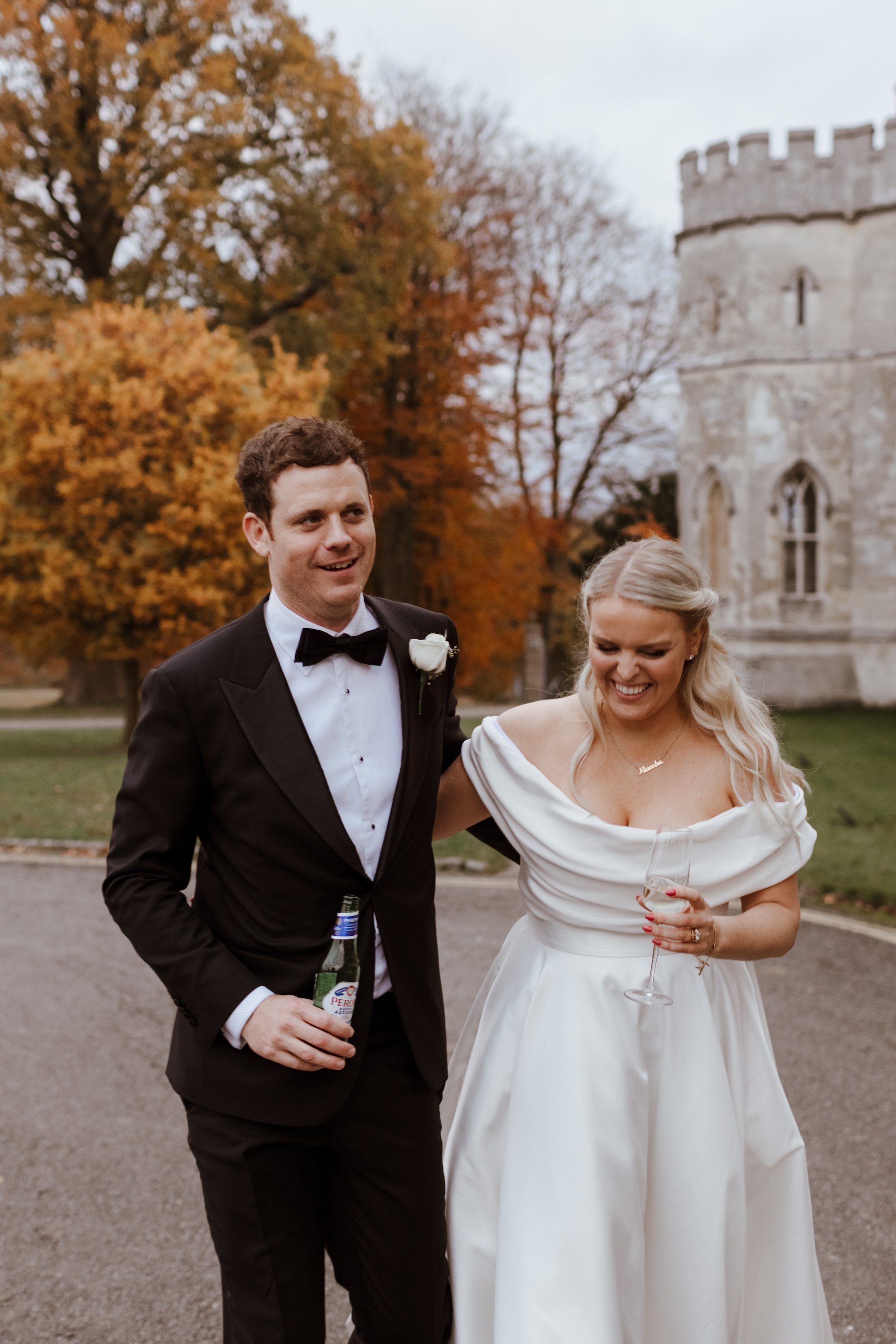 Beautiful bride Alex Light wore a wedding dress by Halfpenny London