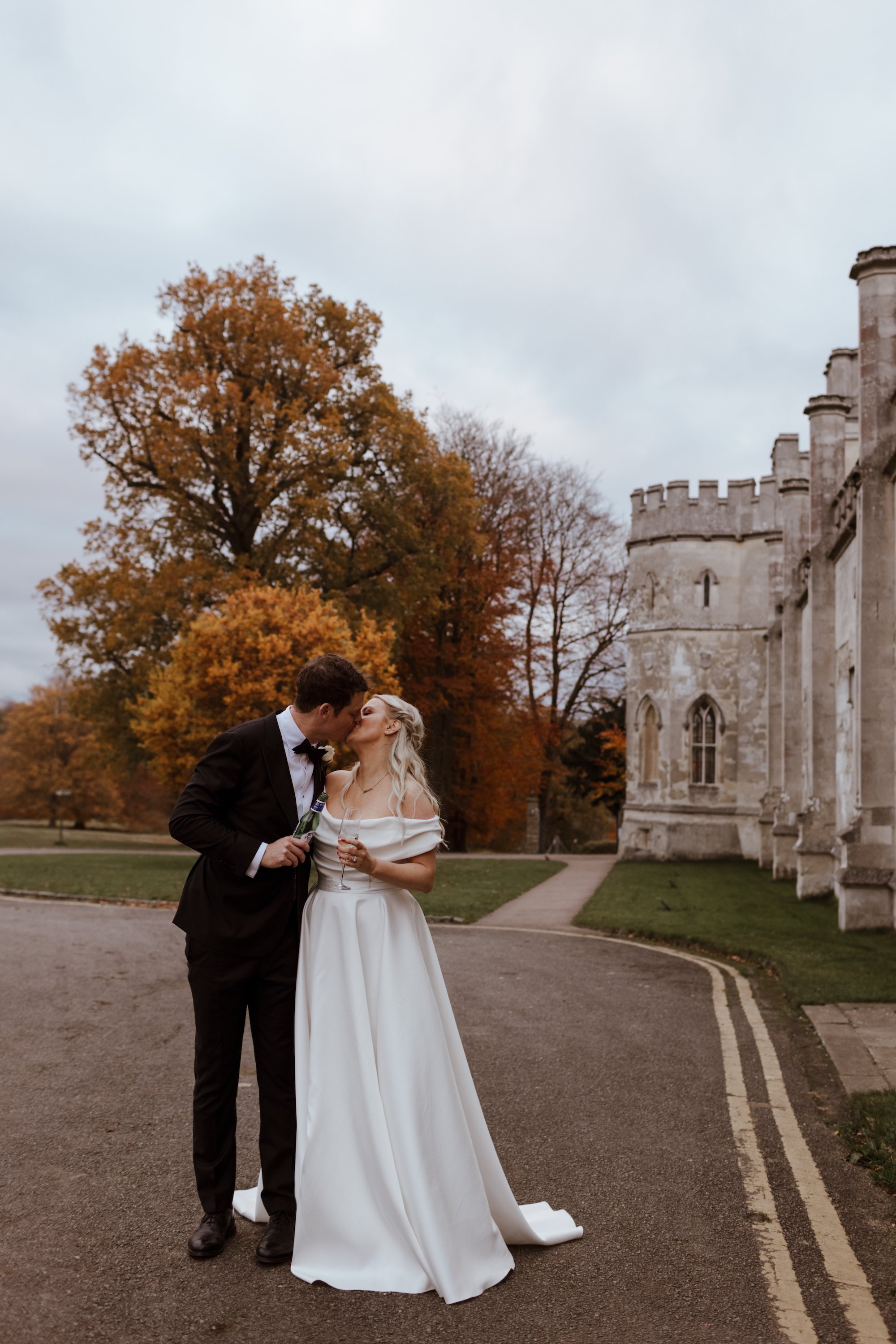 Beautiful bride Alex Light wore a wedding dress by Halfpenny London