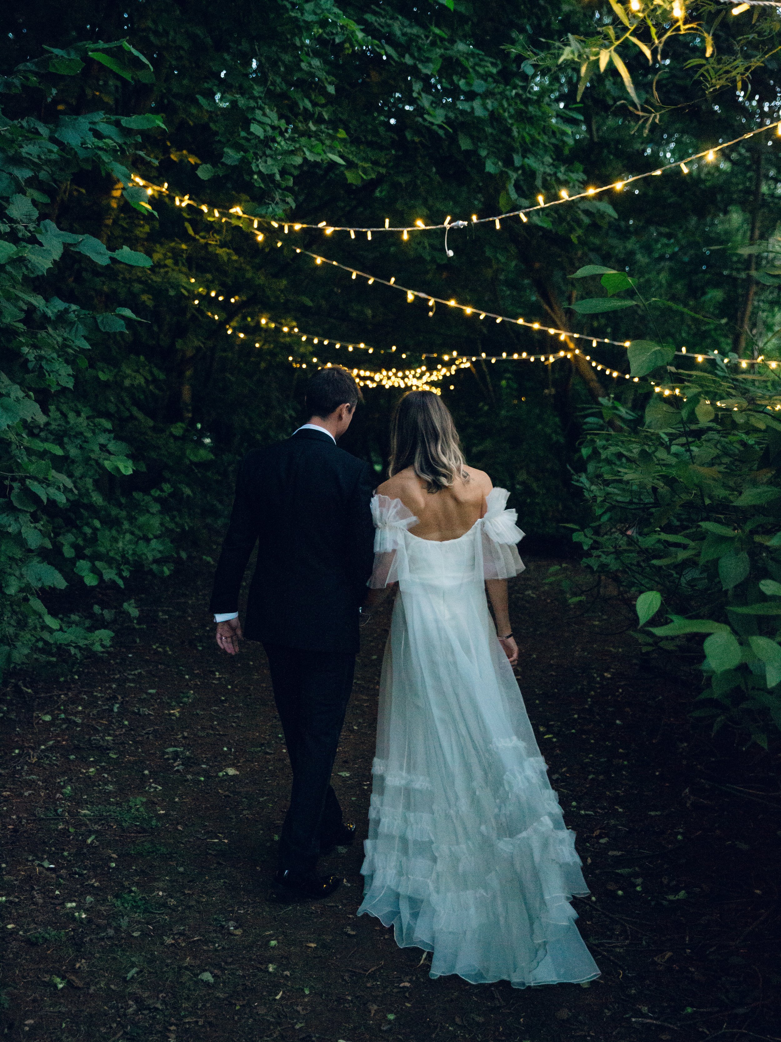 Beautiful bride Sam wore the Mayfair wedding dress by Halfpenny London